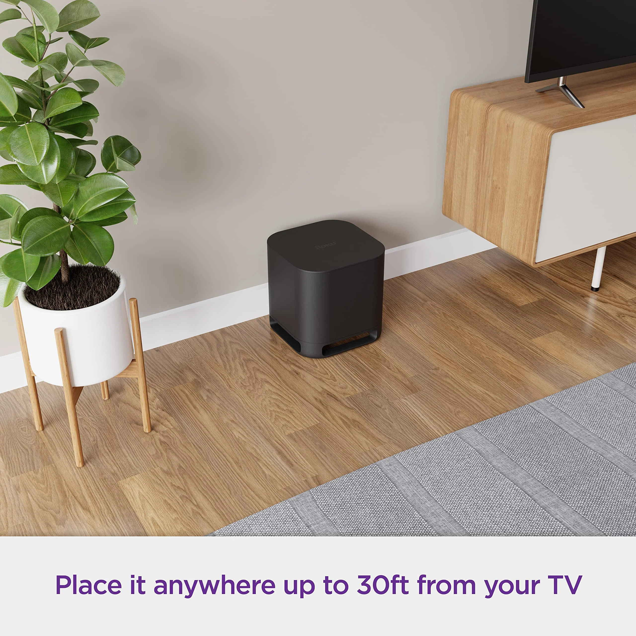 Roku Wireless Bass Pro Subwoofer for Roku Streambar Pro and Wireless Speakers (Renewed) - Image 5