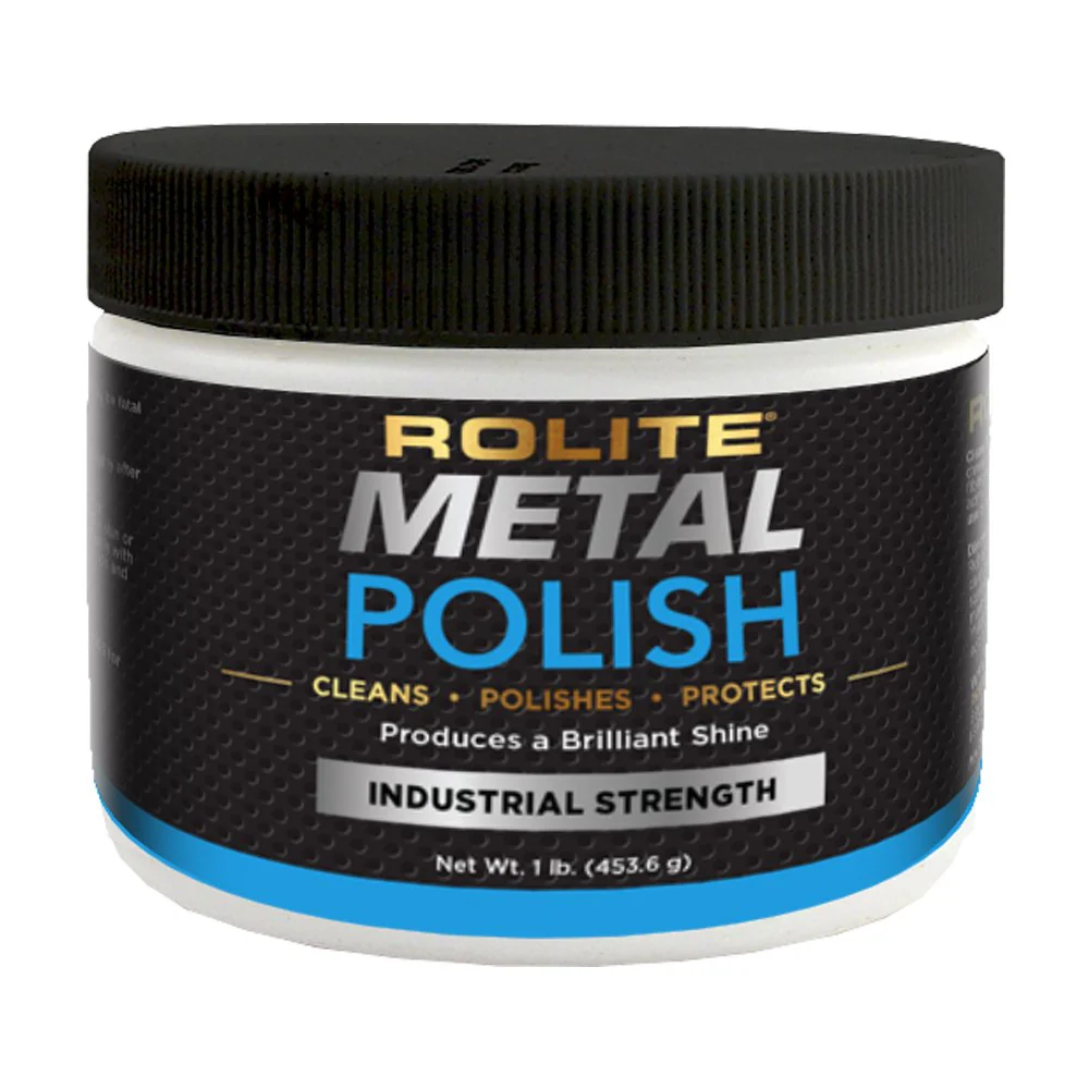 Rolite Metal Polish Paste 1 Lb Industrial Strength Scratch Remover for Aluminum Chrome Stainless Steel