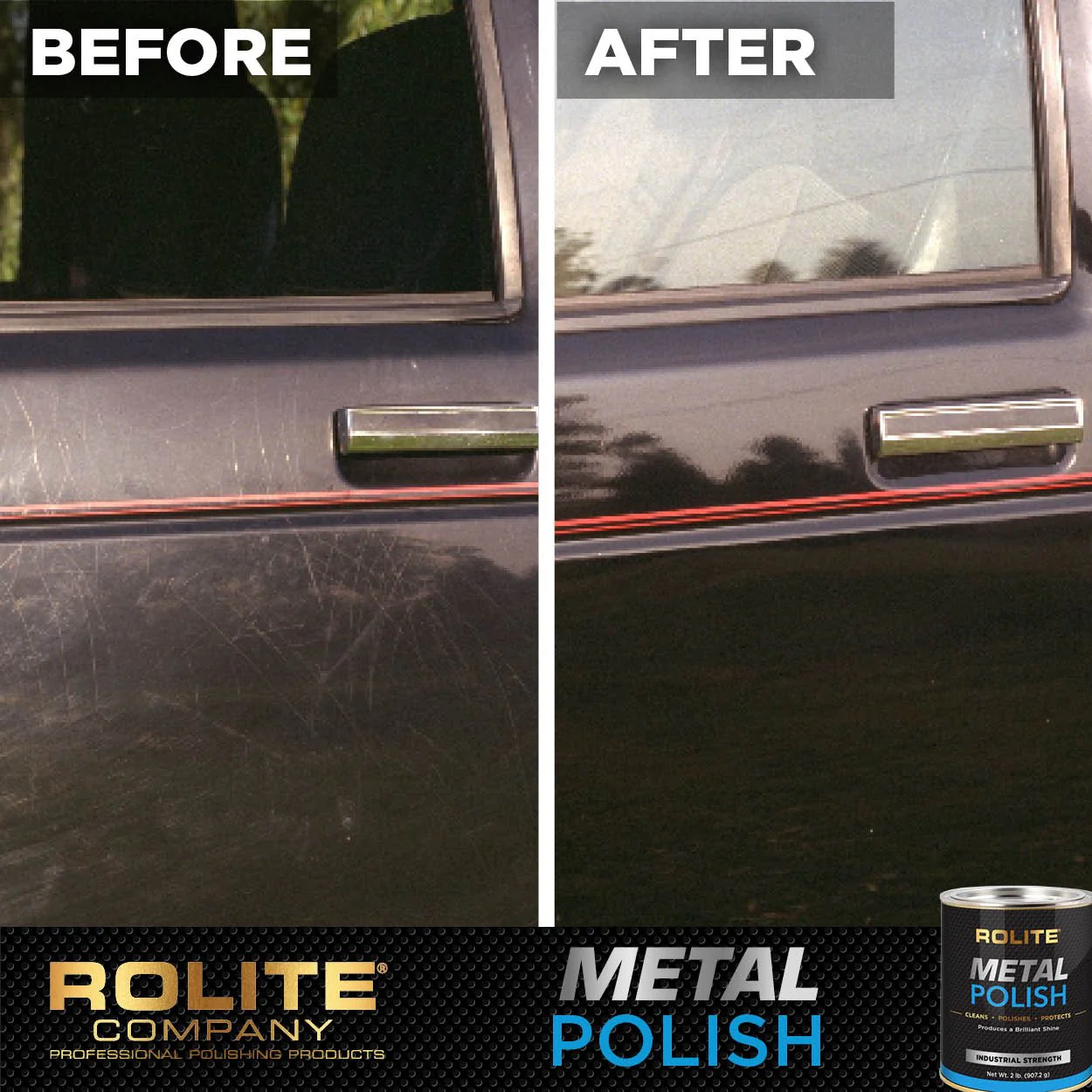 Rolite Metal Polish Paste 1 Lb Industrial Strength Scratch Remover for Aluminum Chrome Stainless Steel - Image 3
