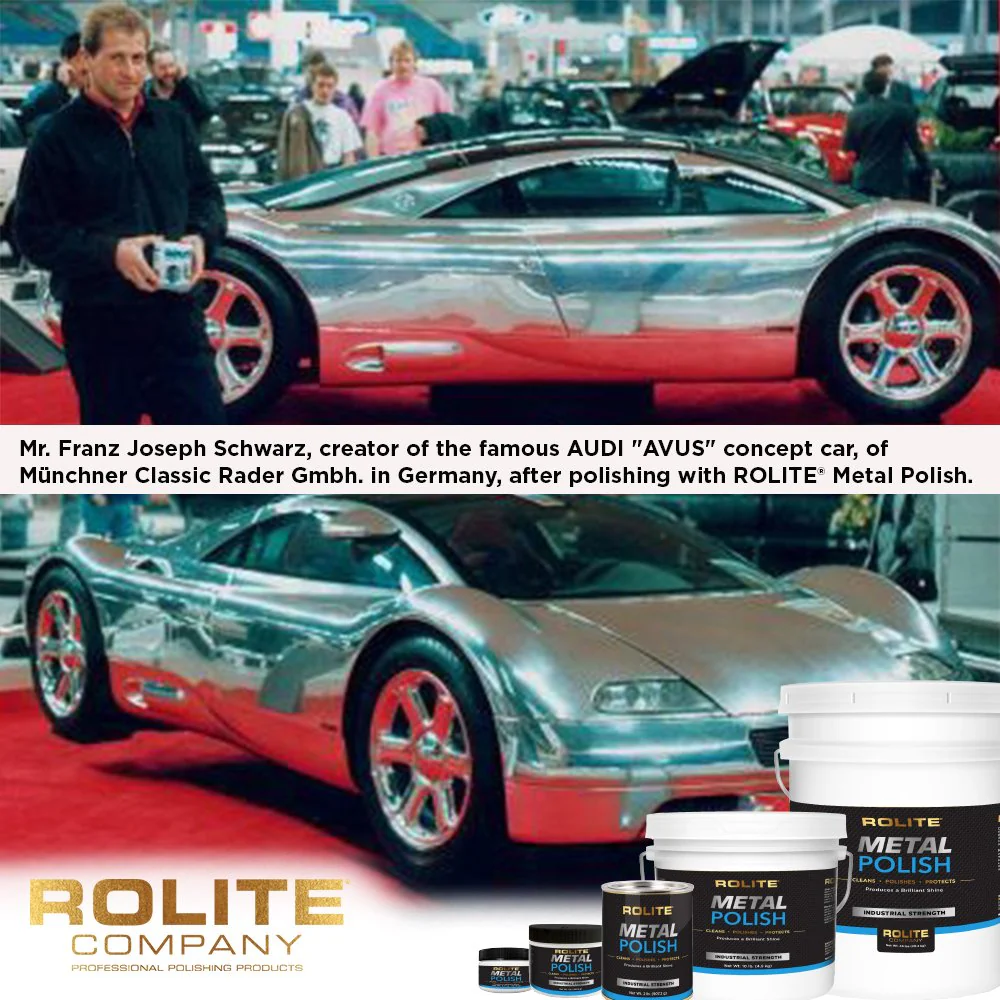 Rolite Metal Polish Paste 1 Lb Industrial Strength Scratch Remover for Aluminum Chrome Stainless Steel - Image 4