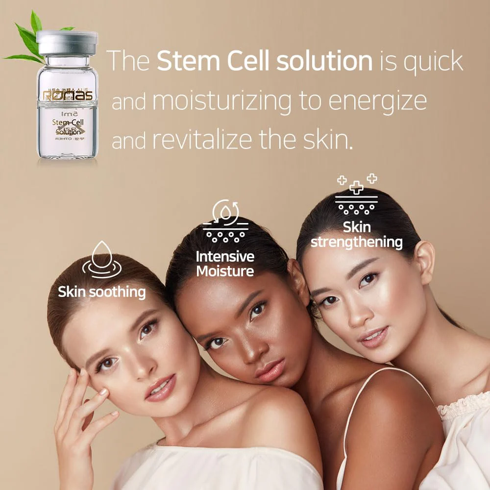 Ronas Stem Cell Solution ampoules Anti Aging Formula Best Anti Aging Serum Plant Stem Cells Hyaluronic Acid Restore Replenish Skin Smooth Wrinkles All Skin type 0.16oz 10vial - Image 8