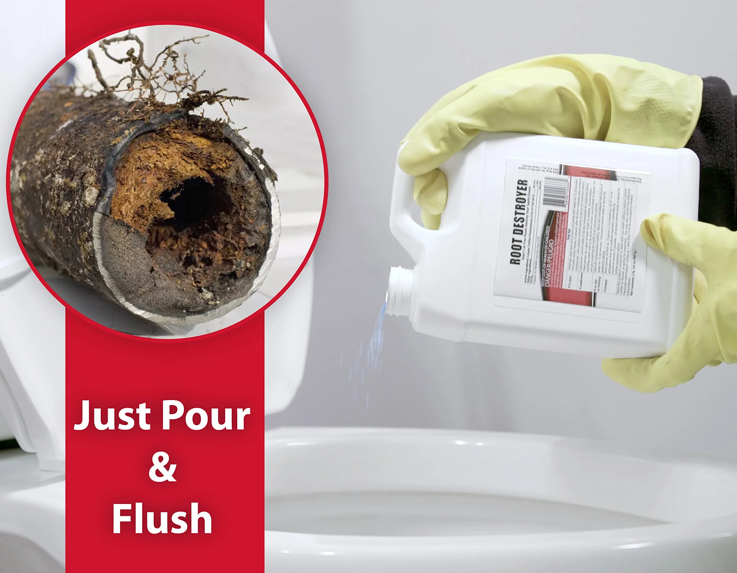 Root Destroyer – 2lbs- Root Killer for Sewer & Pipe Lines- Stops New Growth – Safe for All Plumbing - Image 3