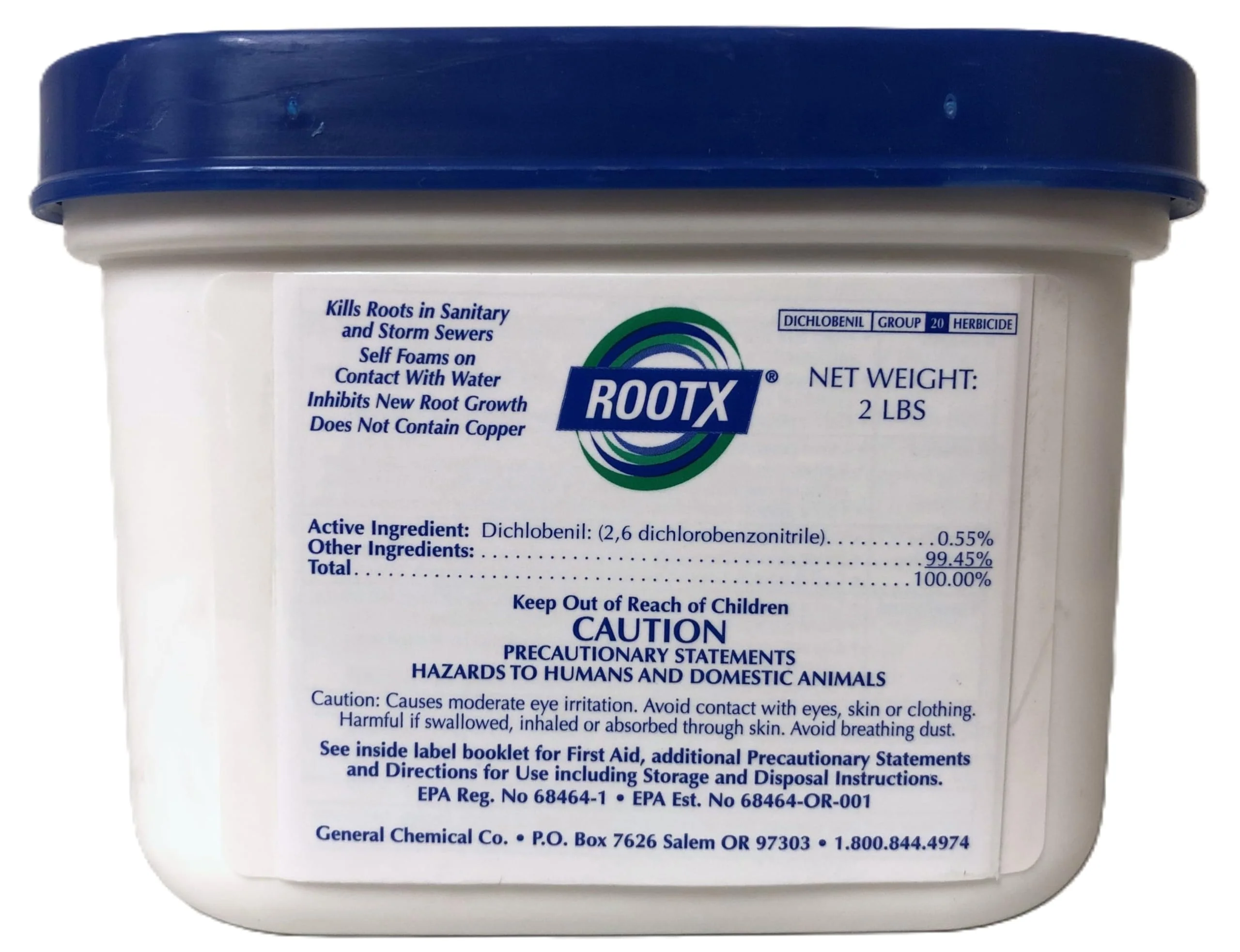 RootX - 2 LB. JAR (No Funnel/Applicator) Foaming root control for sewer lines and septic systems - Image 3