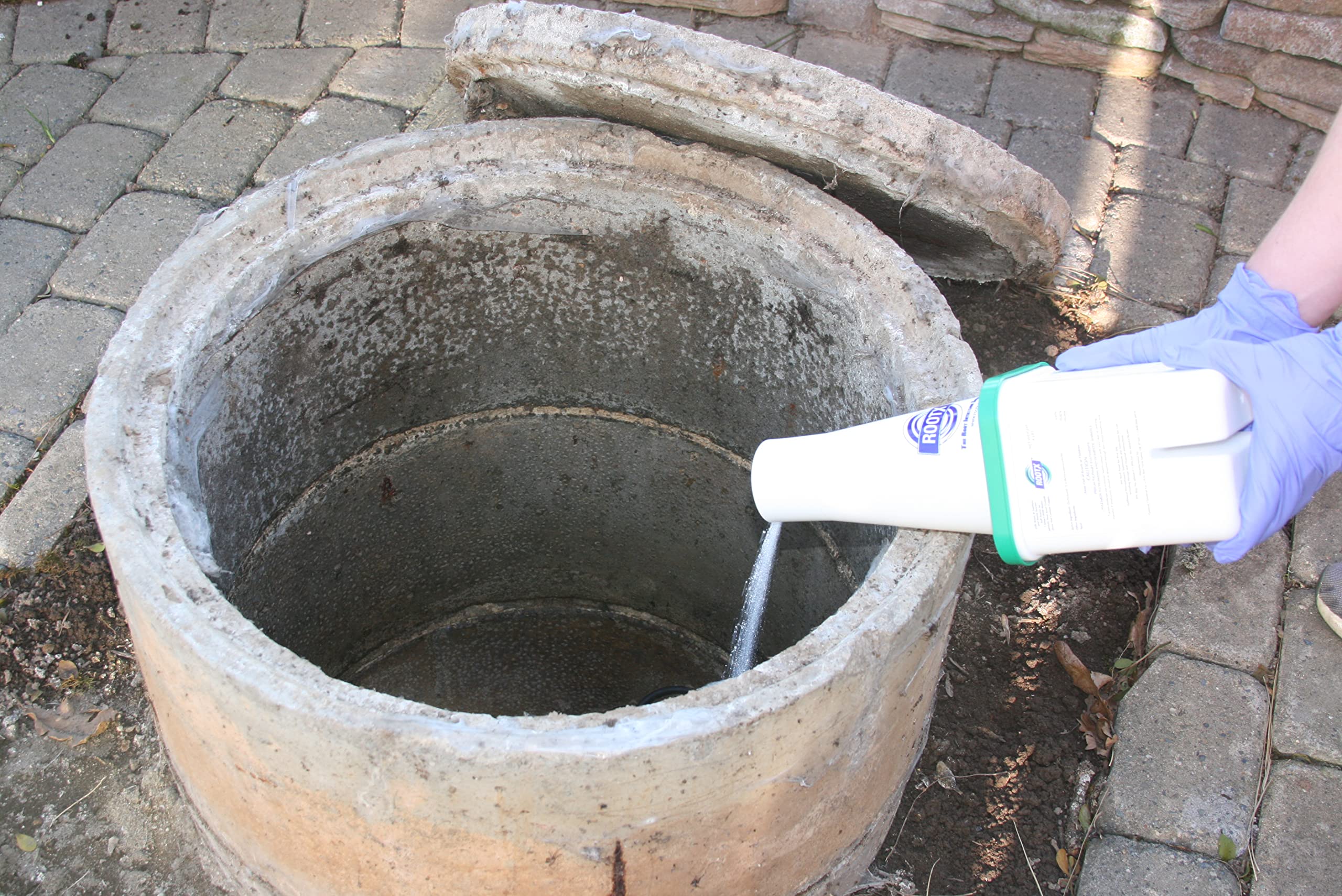 ROOTX - 4LB. JAR with Funnel/APPLICATOR Foaming Root Control for Sewer Lines and Septic Systems - Image 5