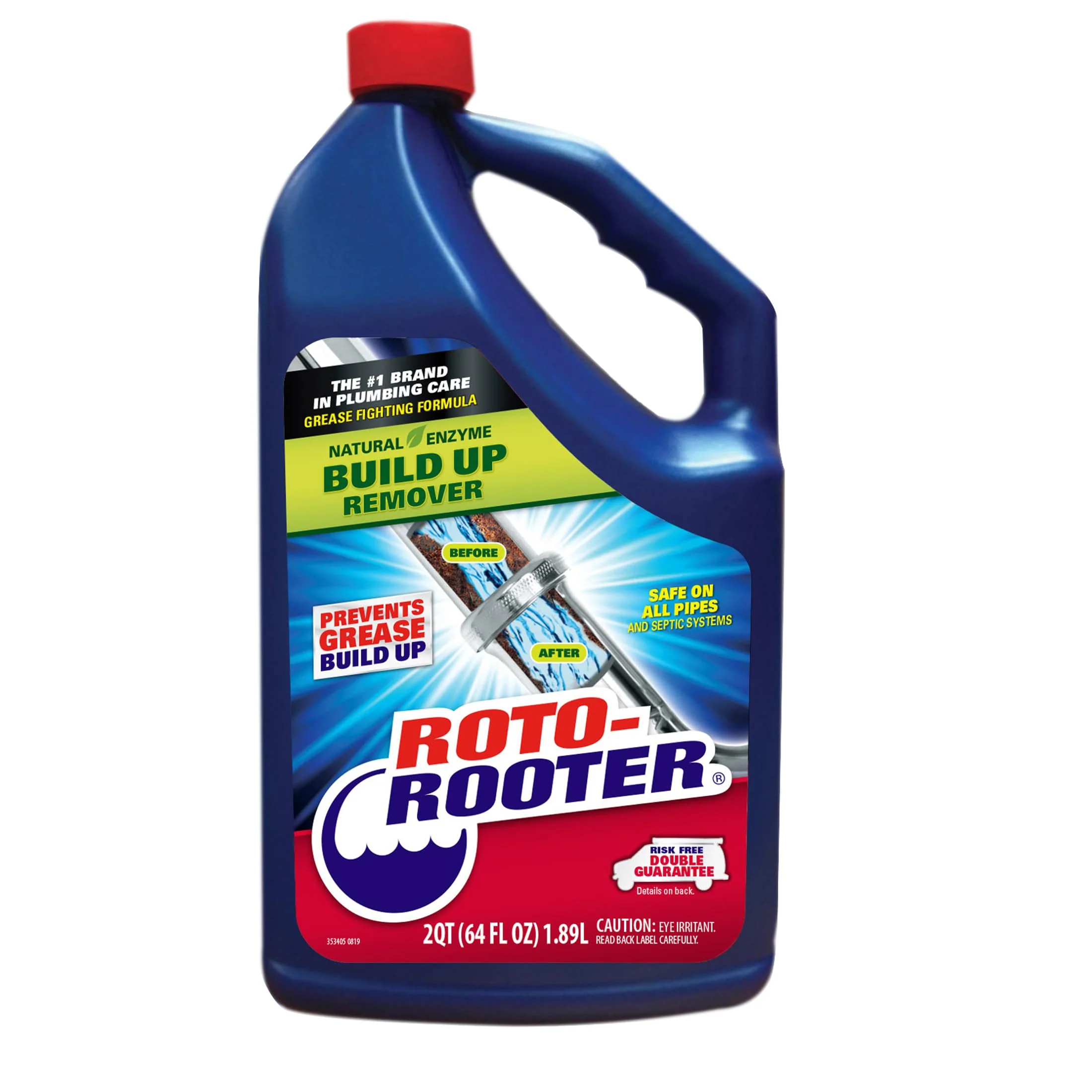 Roto-Rooter 351271 Build-Up Remover Drain Cleaner, 64 oz