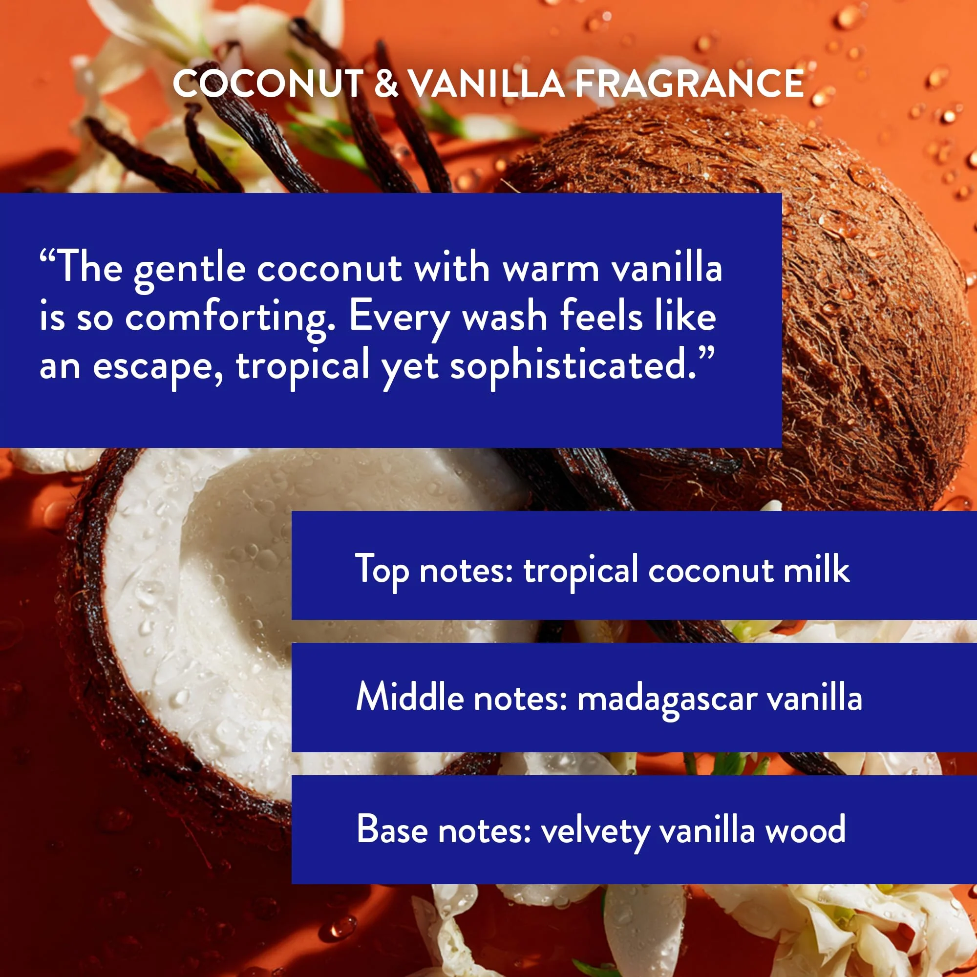 Routine Wellness Shampoo & Conditioner Set - Strengthening & Volumizing for Thinning Hair - Promotes Full, Voluminous, Healthy Hair - Coconut & Vanilla (Pack of 2) - Image 3