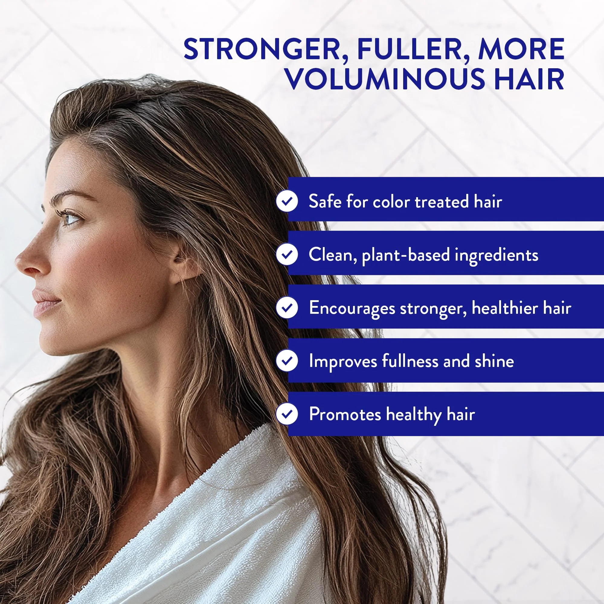 Routine Wellness Shampoo & Conditioner Set - Strengthening & Volumizing for Thinning Hair - Promotes Full, Voluminous, Healthy Hair - Coconut & Vanilla (Pack of 2) - Image 6