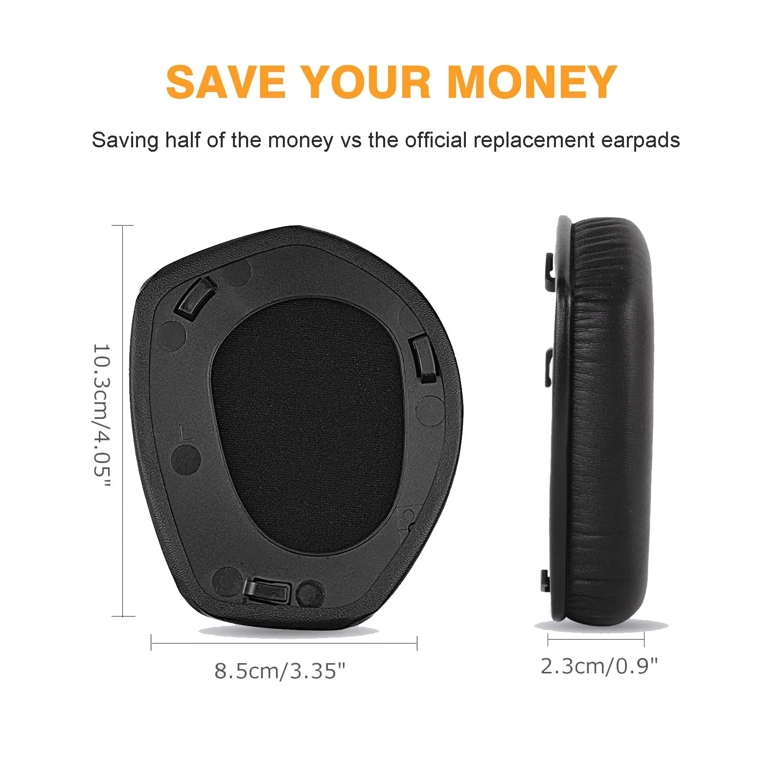 RS 175/HDR 175/TR 175 Replacement Ear Pads Upgrade Headphones Parts, Comfortable RS175 Earpads Cushions Compatible with Sennheiser RS175/RS185/RS195/RS165, HDR175/HDR185/HDR195/HDR165/TR175 Headphones - Image 3