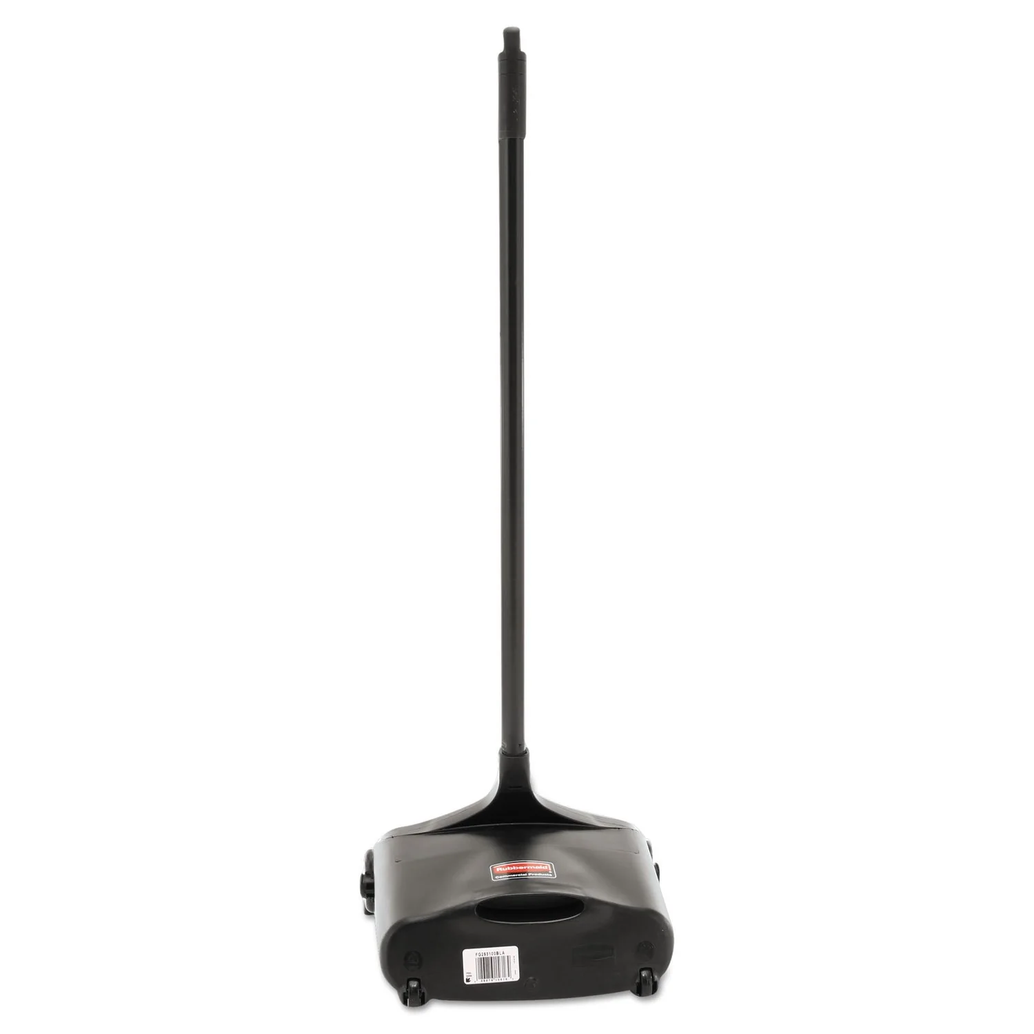 Rubbermaid Commercial Products Dustpan with Long Handle Plastic Black Compatible with Any Broom for Lobby/Restaurant/Office/Home/Dog Pooper Scooper 12.50" Wide - Image 3