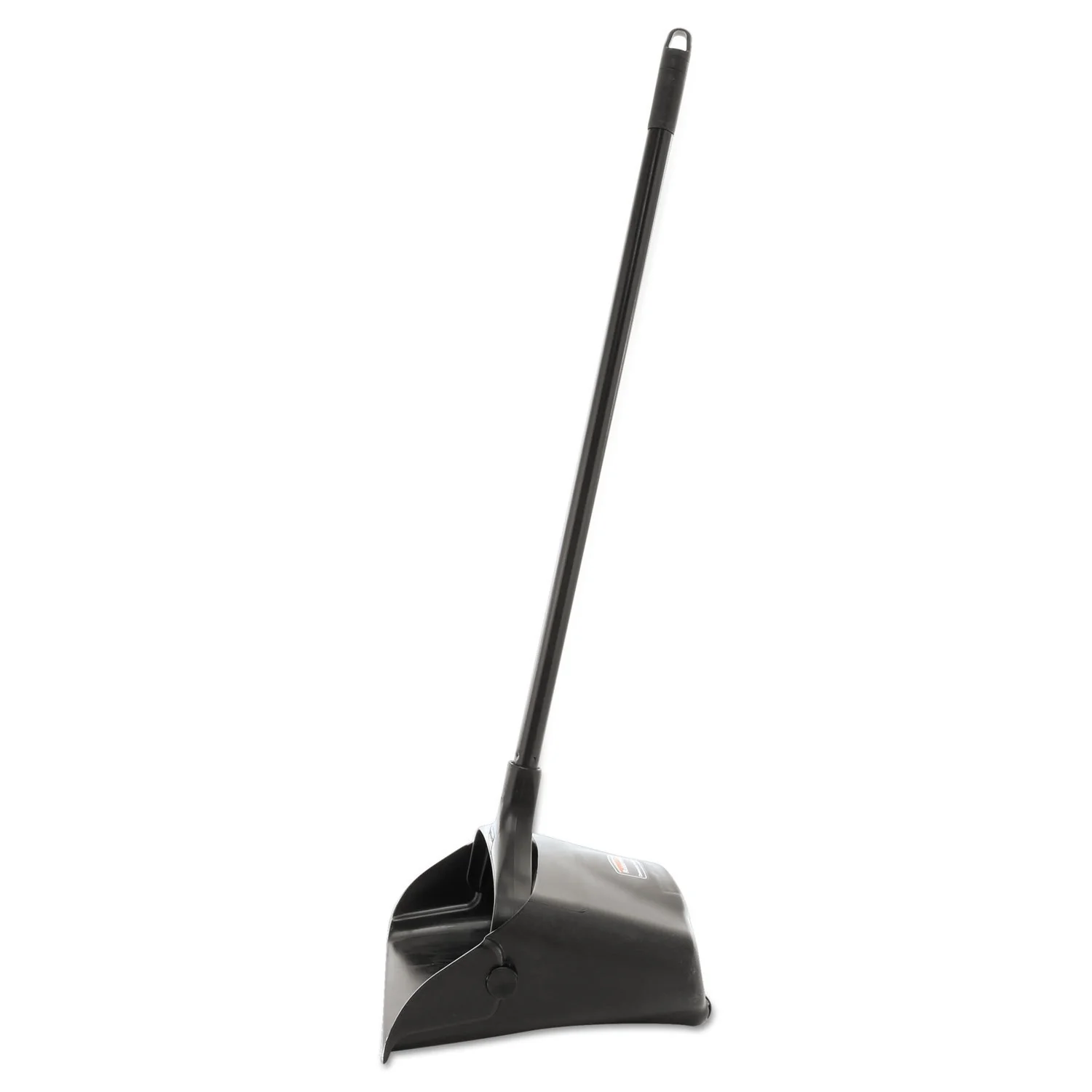 Rubbermaid Commercial Products Dustpan with Long Handle Plastic Black Compatible with Any Broom for Lobby/Restaurant/Office/Home/Dog Pooper Scooper 12.50" Wide - Image 4