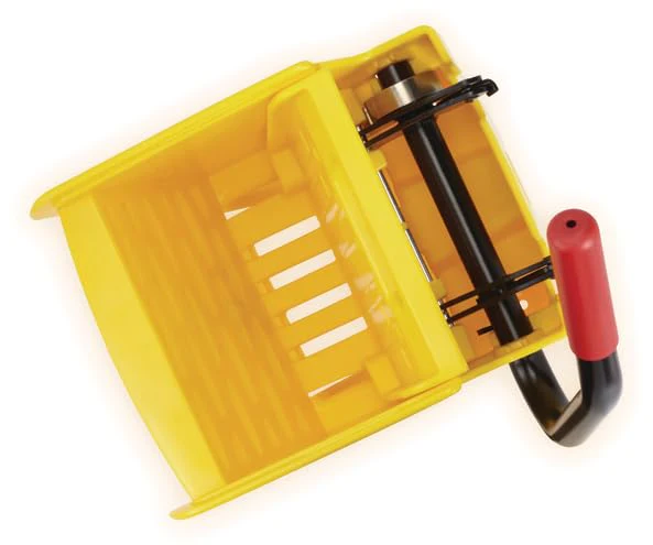 Rubbermaid Commercial Products WaveBrake 26 Qt. Side-Press Mop Bucket and Wringer Combo on Wheels, Yellow, for Professional/Industrial/Business Heavy-Duty Floor Cleaning/Mopping - Image 13