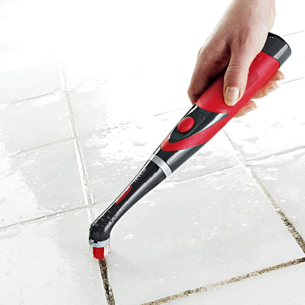 Rubbermaid Reveal Power Scrubber with Multi-Purpose & Grout Head, Cordless Electric Battery Powered Scrub Brush, Water Resistant, for Home/Kitchen/Bathroom/Grout/Tile/Shower/Tub - Image 10