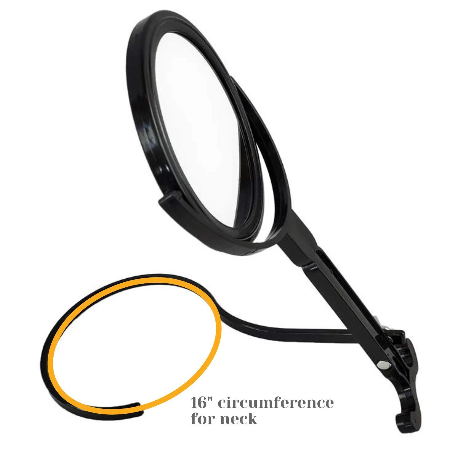 Rucci Neck Mirror, Black, 1X/3X - Image 6