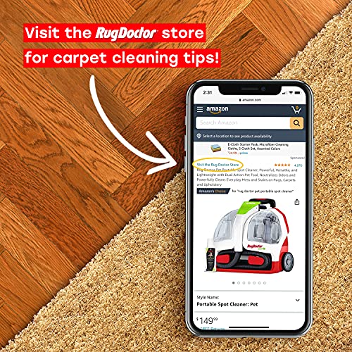 Rug Doctor Pet Carpet Cleaner, 96 oz., Pro-Enzymatic Formula with 3X Action - Cleans, Deodorizes, & Deters Remarking, Concentrated Solution, Professional Grade for Pet Stains & Odors - Image 2