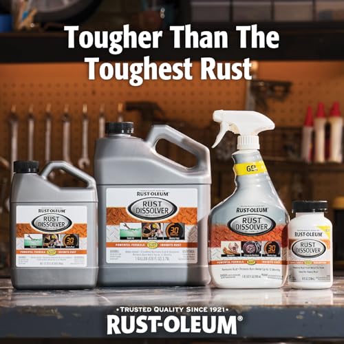 Rust-Oleum Rust Dissolver Soak & Bath | Heavy-Duty Corrosion Remover for Metal Tools, Cars, Bikes, Grills, Bolts, Firearms & More | Gallon - Image 2