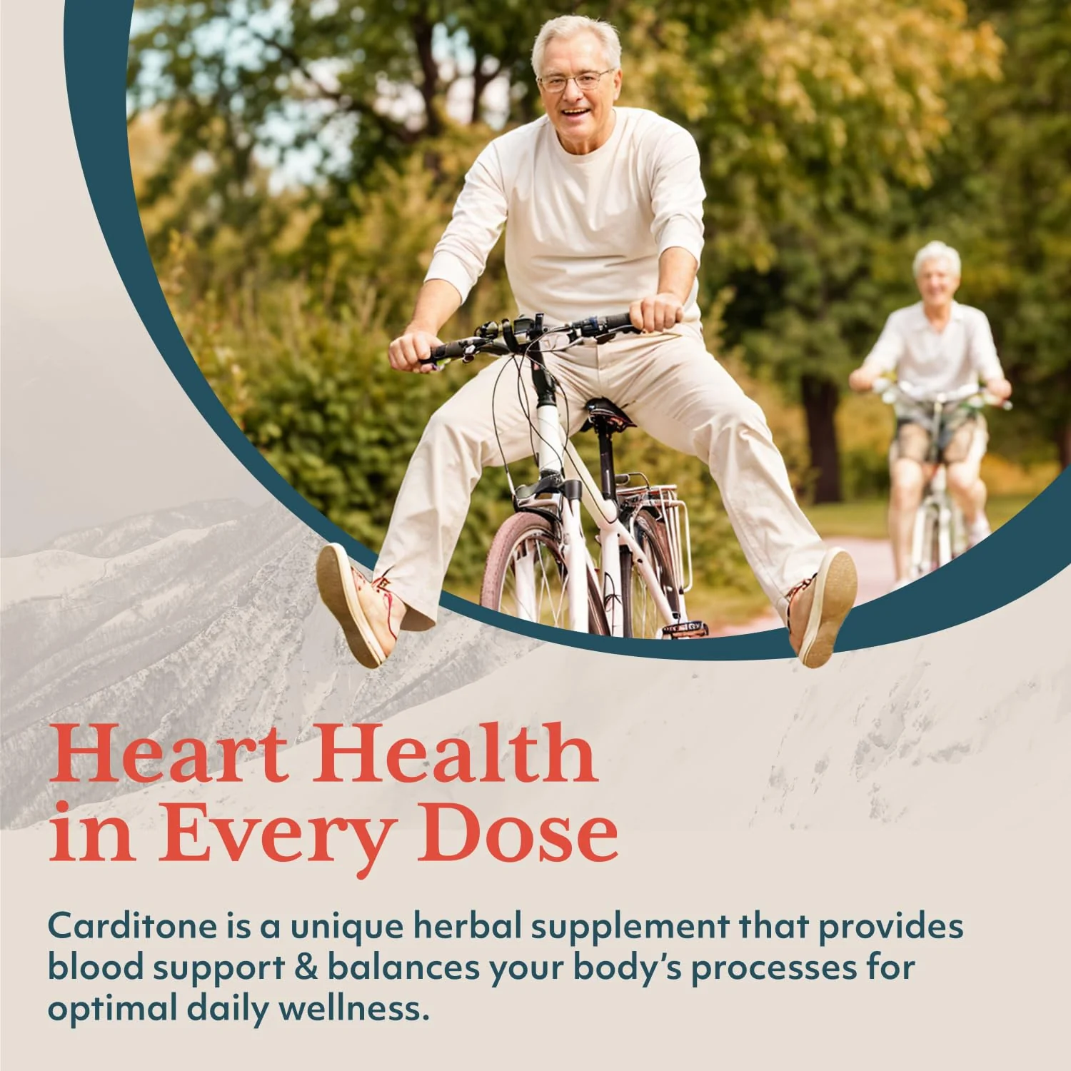 ruved Carditone - Natural Heart Health Supplement for Women & Men, BP Formula, Holistic Heart Support with Rauwolfia, Arjuna, Calcium, and Magnesium - 30 Vegetarian Caplets (Pack of 1) - Image 4