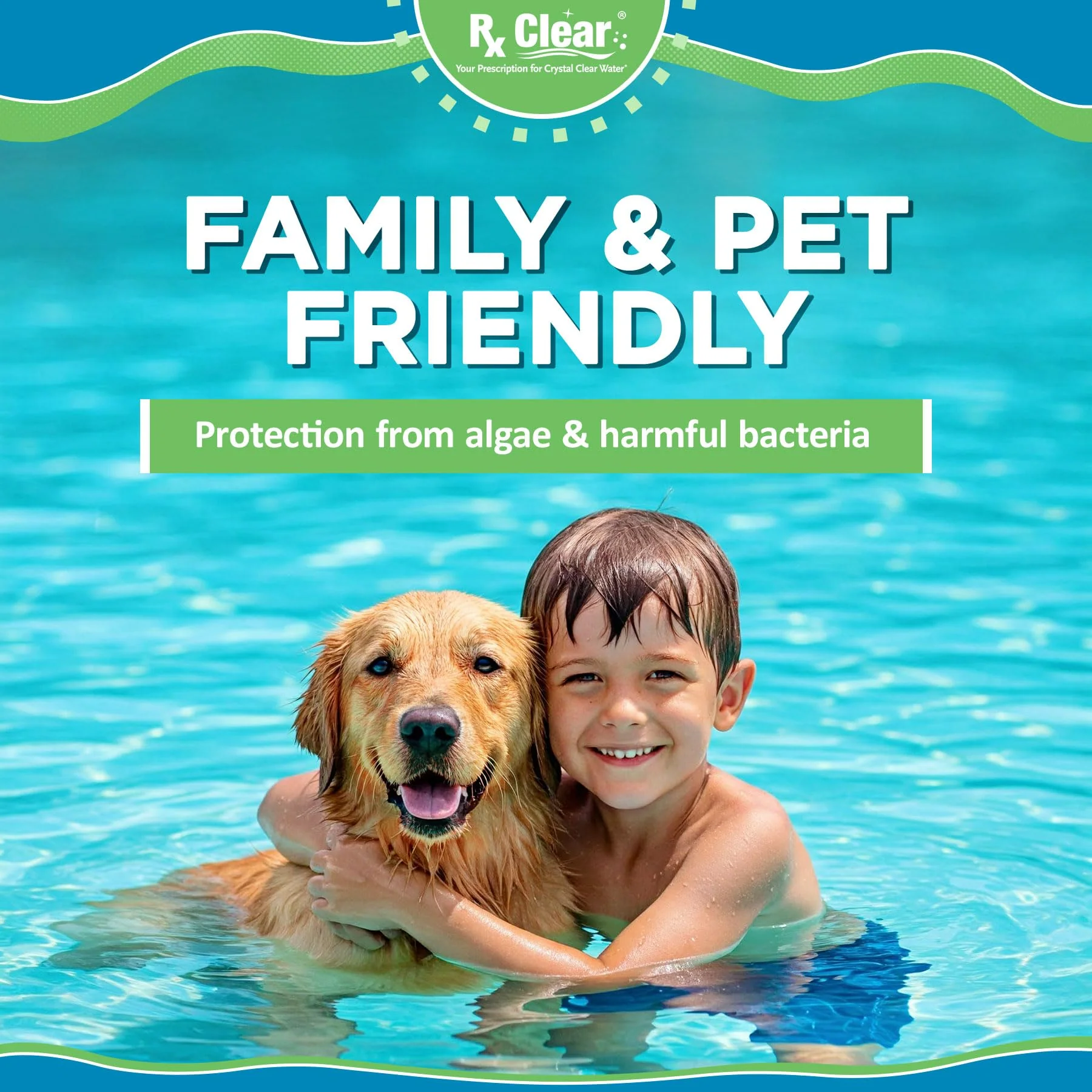 Rx Clear 3" Inch Chlorine Tabs | 50 Pounds | Individual Stabilized Chlorinating Tablets for Sanitizing Swimming Pools | Long Lasting, Slow Dissolving, and UV Protected - Image 6