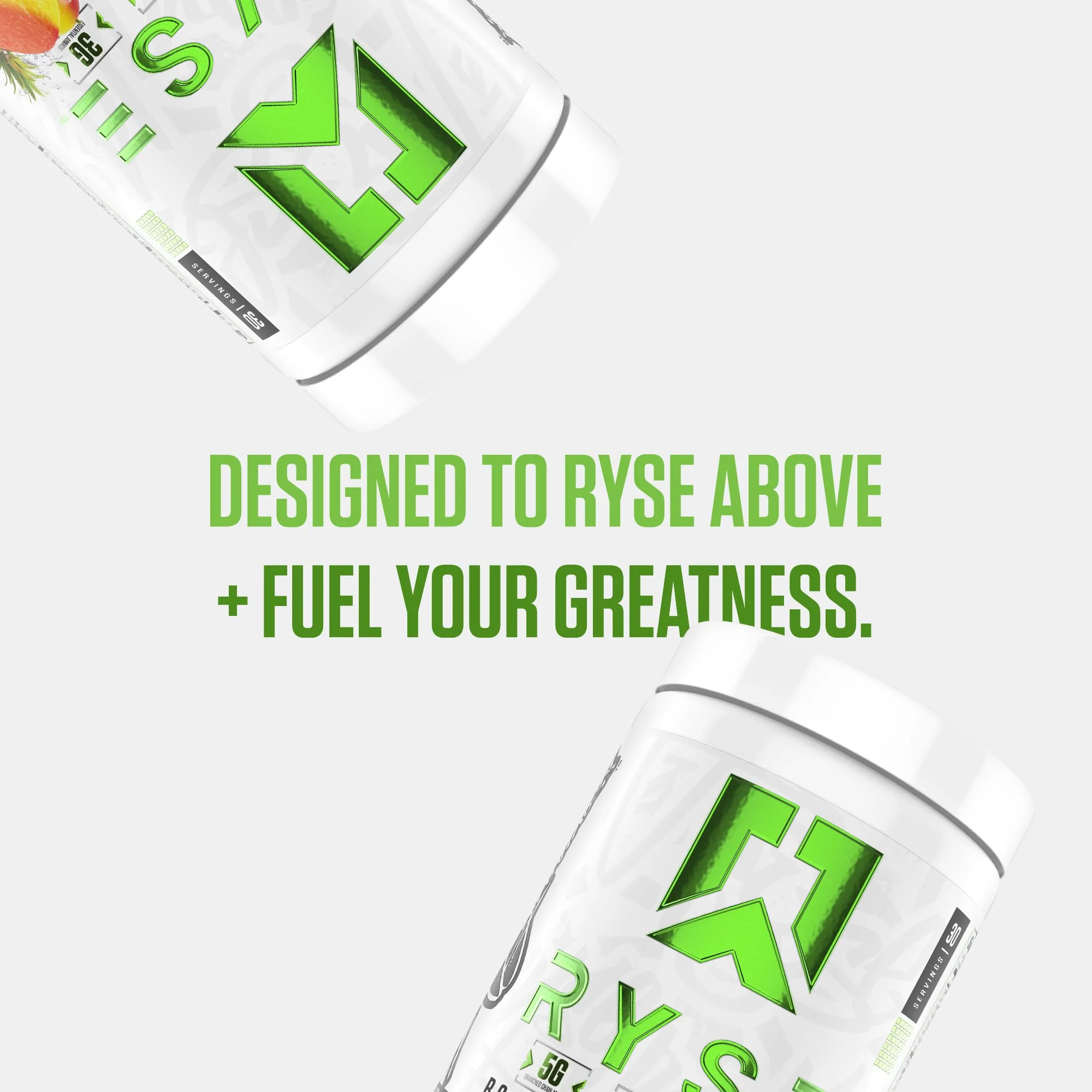 RYSE BCAA EAA Powder - Tropical Snocone - 5g Branched Chain Amino Acids, 3g Essential Aminos, Sugar-Free Electrolytes for Pre & Post Workout Muscle Recovery, Hydration and Strength - 30 Servings - Image 2