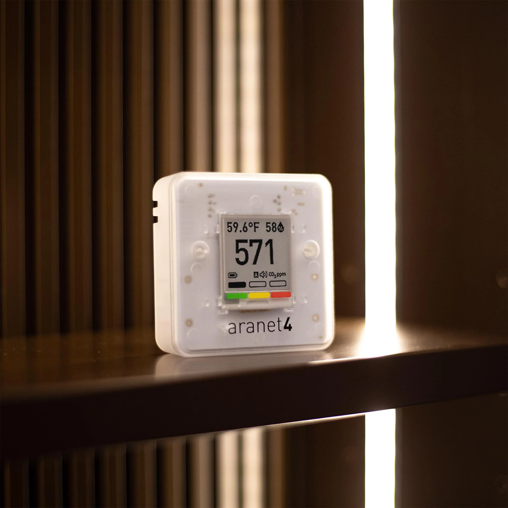 SAF Aranet4 Home: Smart Indoor Air Quality Monitor - CO2, Temperature, Humidity, Portable & Battery-Powered, E-Ink Screen, Free App Integration - Image 2