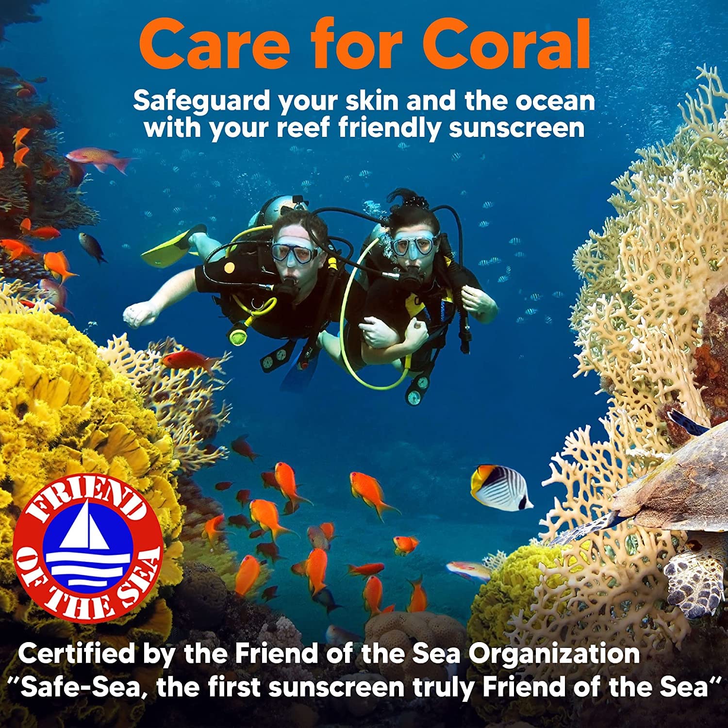 Safe Sea Zinc Oxide Sunscreen SPF50 | Clear Mineral Face Sunscreen | Anti-Jellyfish Sting Protective Lotion | Coral Reef Safe | Travel Size - 2Oz (60ml), Pack of 1 - Image 3