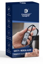 Safety+ 4G Medical Alert System: Fall Detection, GPS Location, 24/7 Monitoring, Mobile Caregiver App, Small, Lightweight-Call to Activate Wireless Call Button, Personal Safety, Wearable Panic Button - Image 2