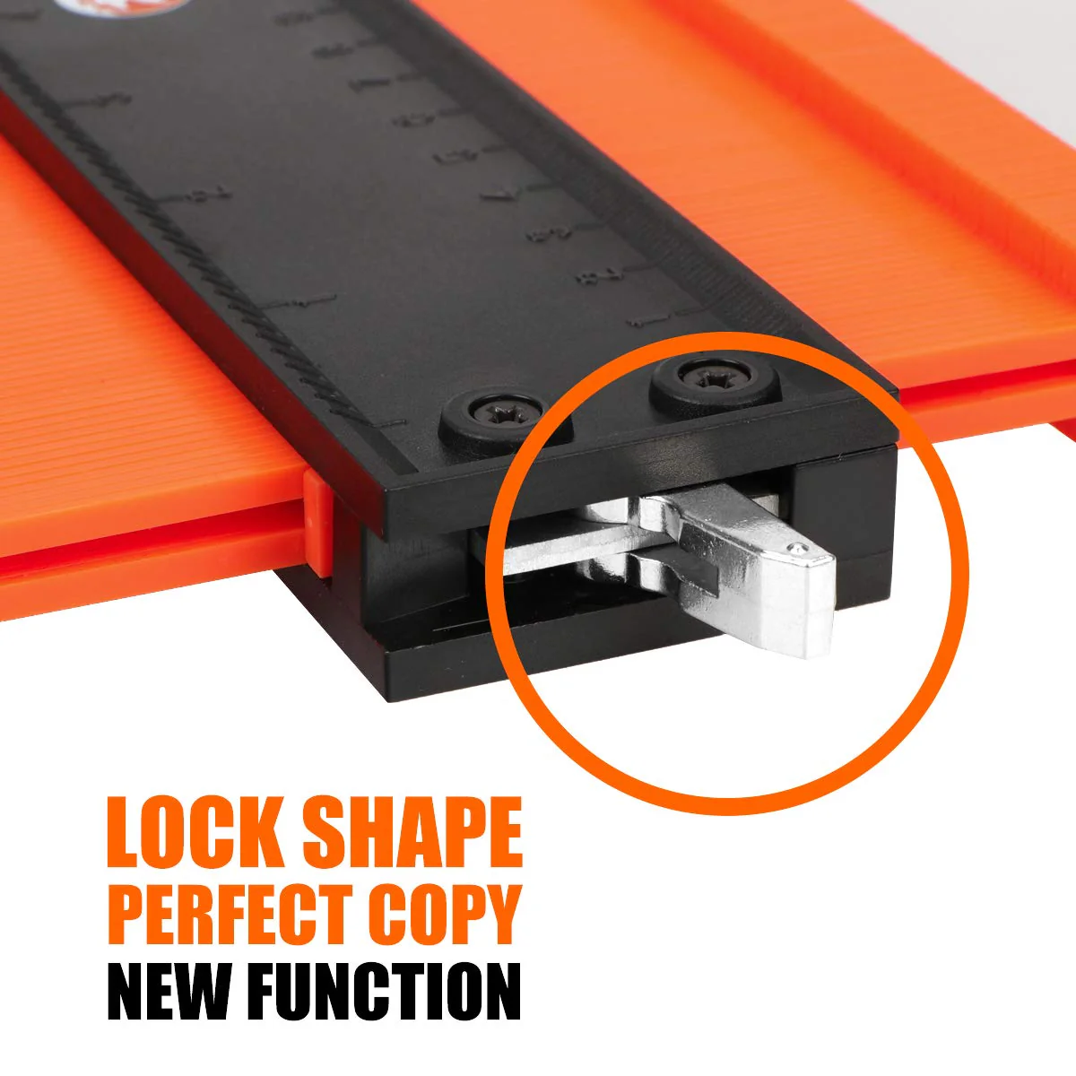 Saker Contour Gauge Duplication-Adjustable Lock-Precisely Copy Irregular Shape-Irregular Woodworking Tracing-Must Have Tool Christmas Gifts for DIY Handyman Men Husband Dad 10 Inch+5 Inch - Image 8