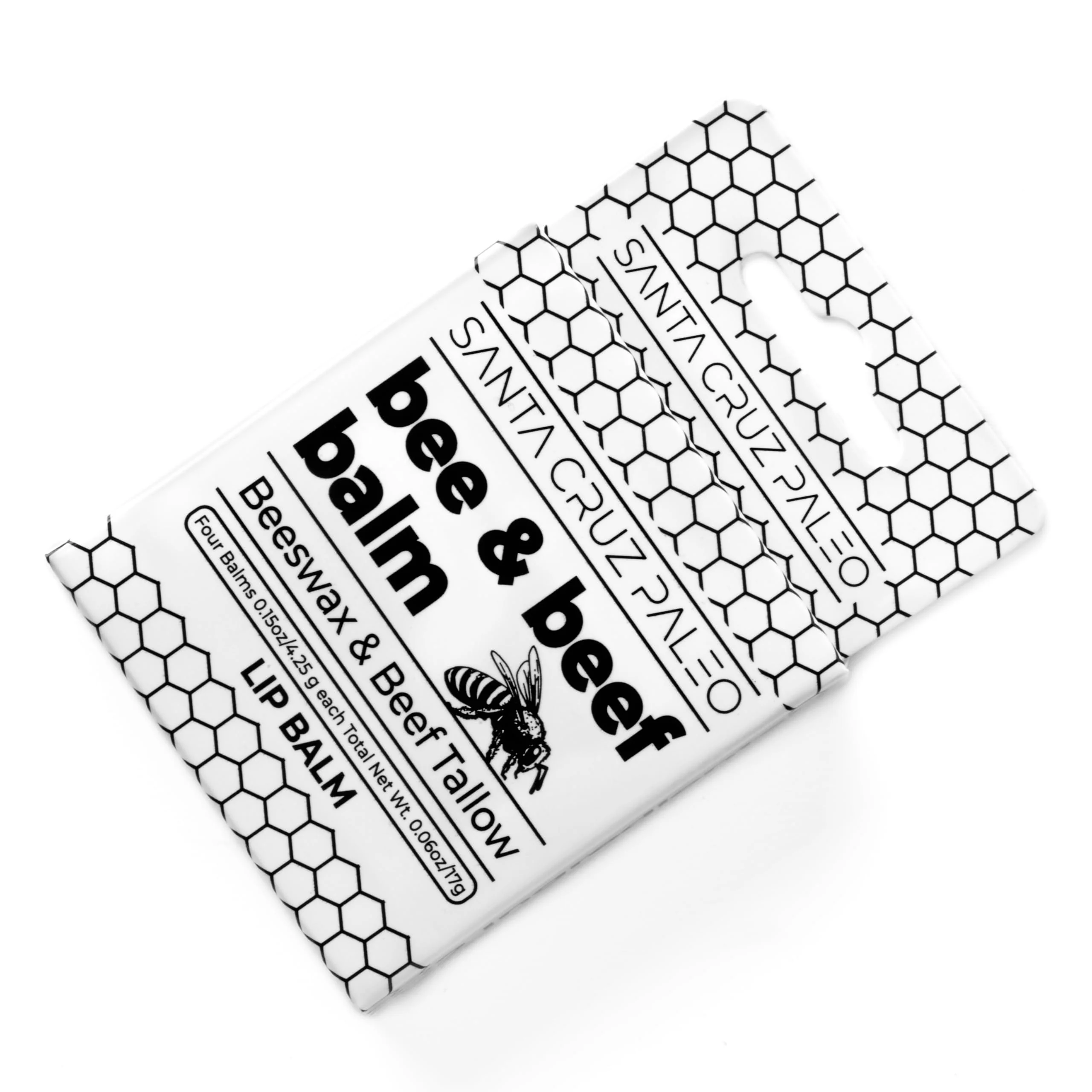 SANTA CRUZ PALEO Beef Tallow Beeswax Lip Balm Hydrating Moisturizer, Natural Grass Fed Lip Care Tallow Balm Soothes Chapped, Dry Lips, Hypoallergenic for Sensitive Skin, Long Lasting & Vitamin Rich - Image 2