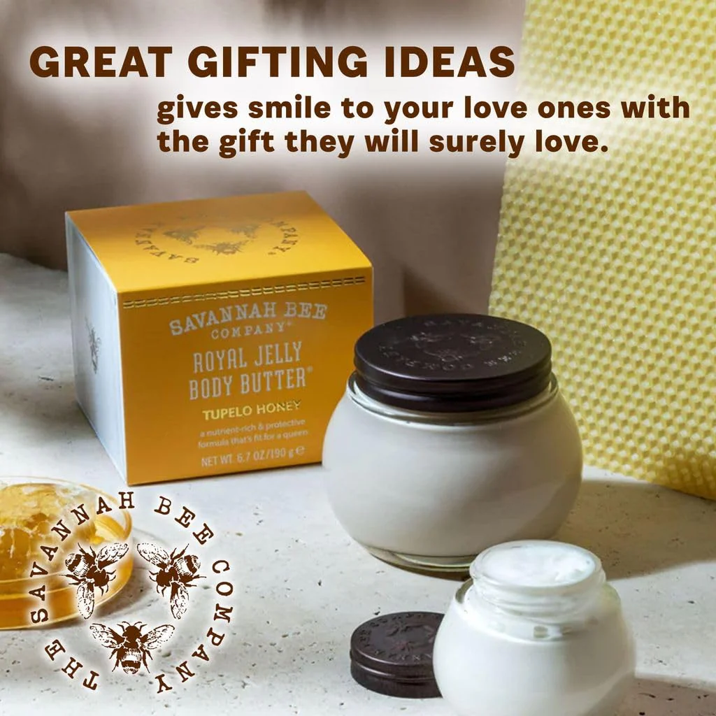 Savannah Bee Company Royal Jelly Body Butter - Deep Hydrating Body Butter for Dry Skin - Image 5