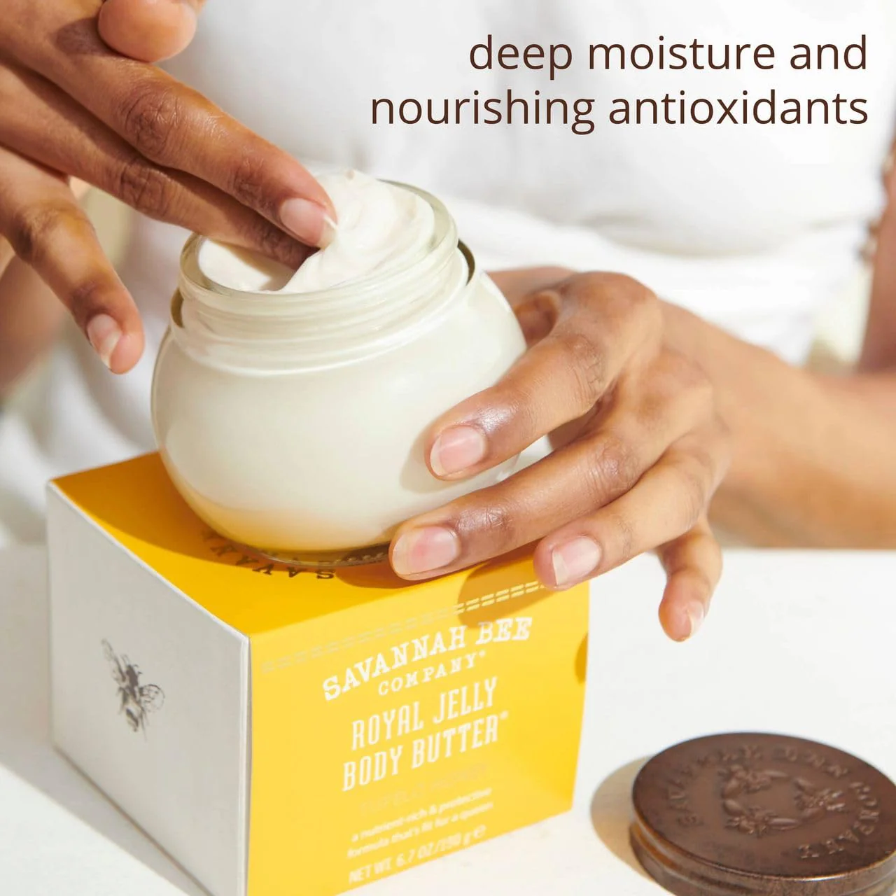 Savannah Bee Company Royal Jelly Body Butter - Deep Hydrating Body Butter for Dry Skin - Image 6