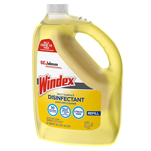 SC Johnson Professional Windex Disinfectant and Multi-Surface 1 Gallon (Pack of 4) - Image 5