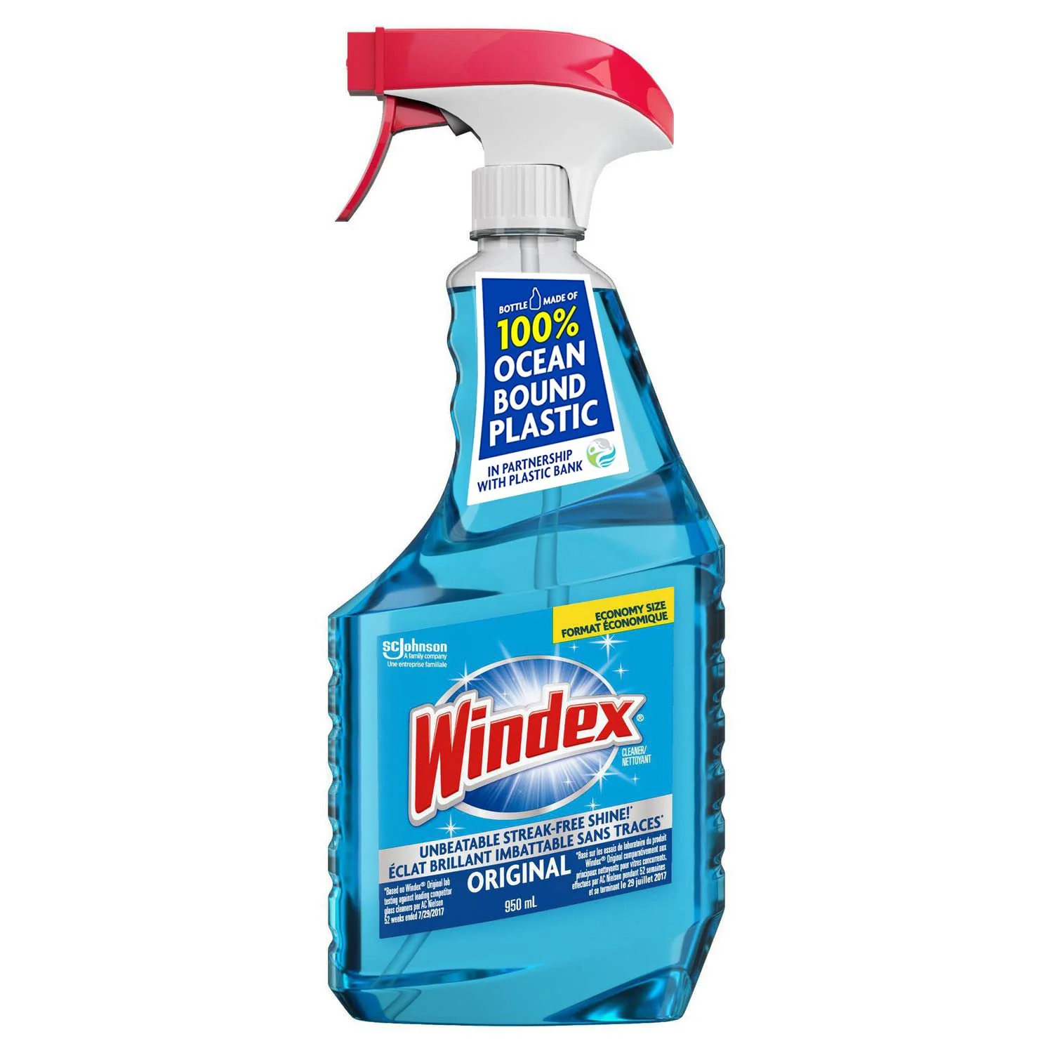 SC Johnson Windex Original Glass Cleaner Set: 5L refill +950 ml Trigger Spray - Image 2