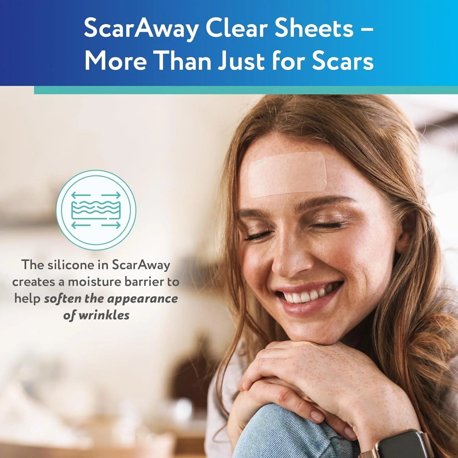 ScarAway Advanced Clear Silicone Scar Sheets, Medical Grade Silicone Strips (1.5" x 3") Scar Treatment and Prevention for Surgical, Burn, Body, Hypertrophic & Keloid Scar Treatment, 6 Clear Sheets - Image 7