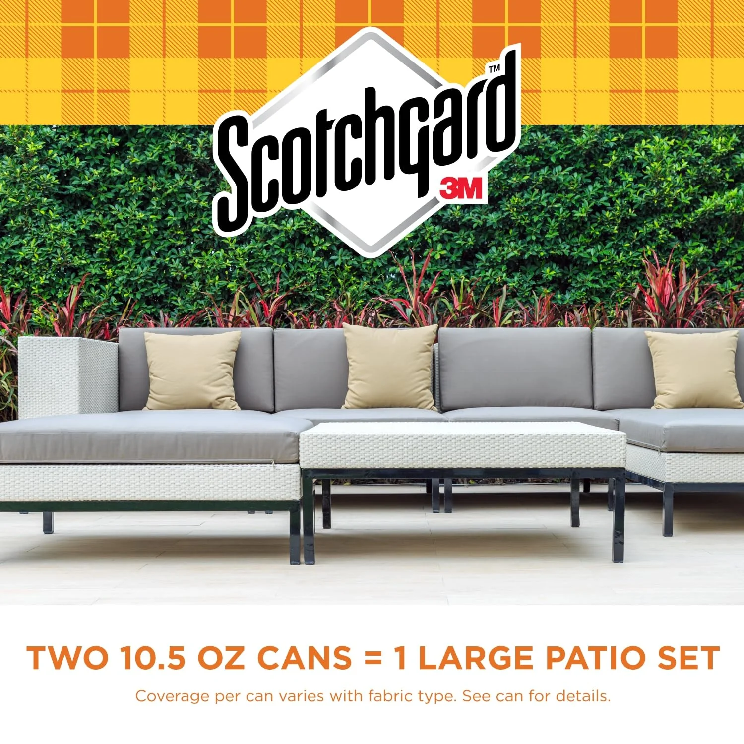 Scotchgard Water & Sun Shield Outdoor Fabric Protector Spray, UV Protection and Water Protection for Patio Furniture, Upholstery & More – 10.5 oz Aerosol (3 Cans) - Image 3