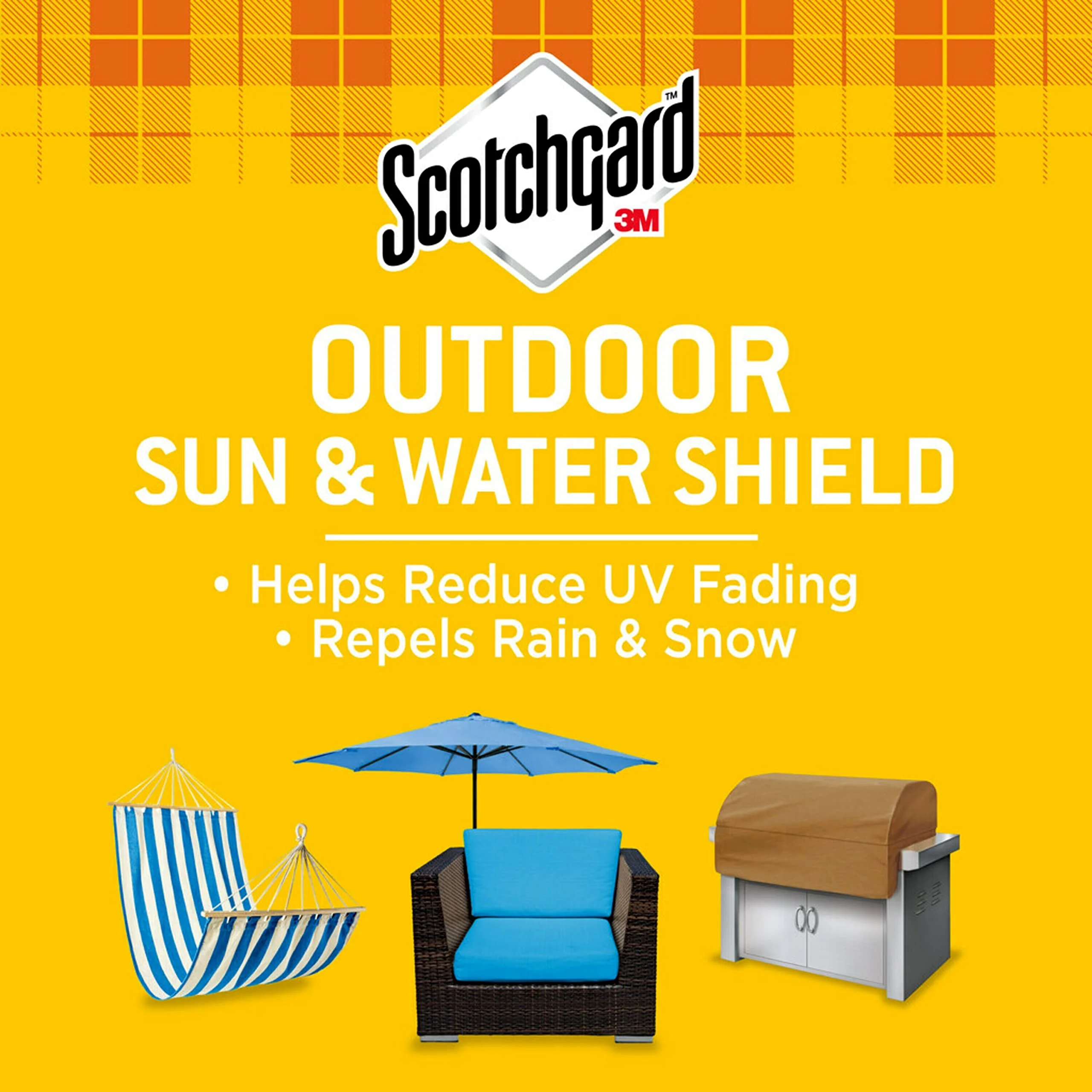 Scotchgard Water & Sun Shield Outdoor Fabric Protector Spray, UV Protection and Water Protection for Patio Furniture, Upholstery & More – 10.5 oz Aerosol (3 Cans) - Image 8