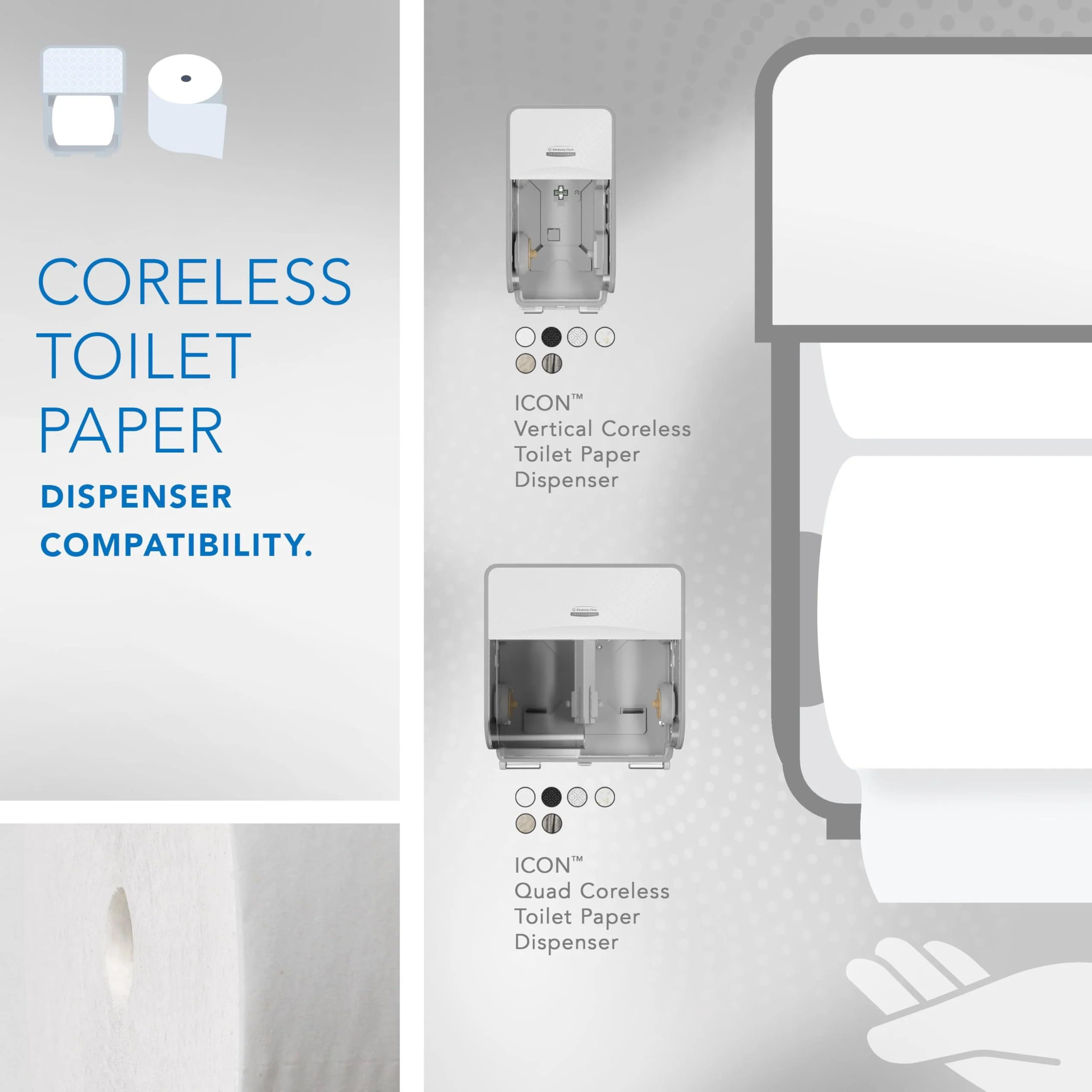 Scott Professional Essential Coreless High-Capacity Standard Roll Toilet Paper, Bulk (04007), 2-Ply, White (36 Rolls of 1,000 Sheets, 36,000 Sheet Total) - Image 6