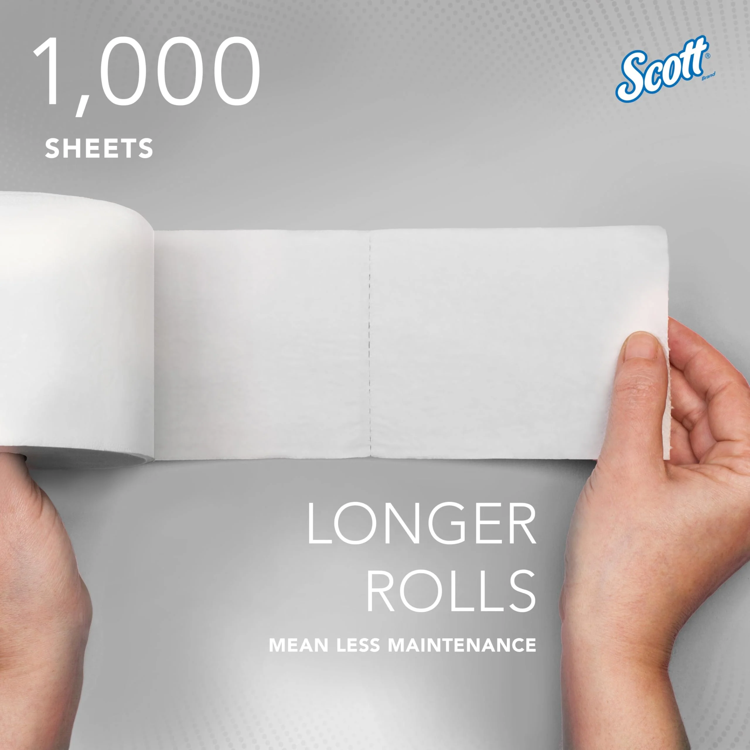 Scott Professional Essential Coreless High-Capacity Standard Roll Toilet Paper, Bulk (04007), 2-Ply, White (36 Rolls of 1,000 Sheets, 36,000 Sheet Total) - Image 7