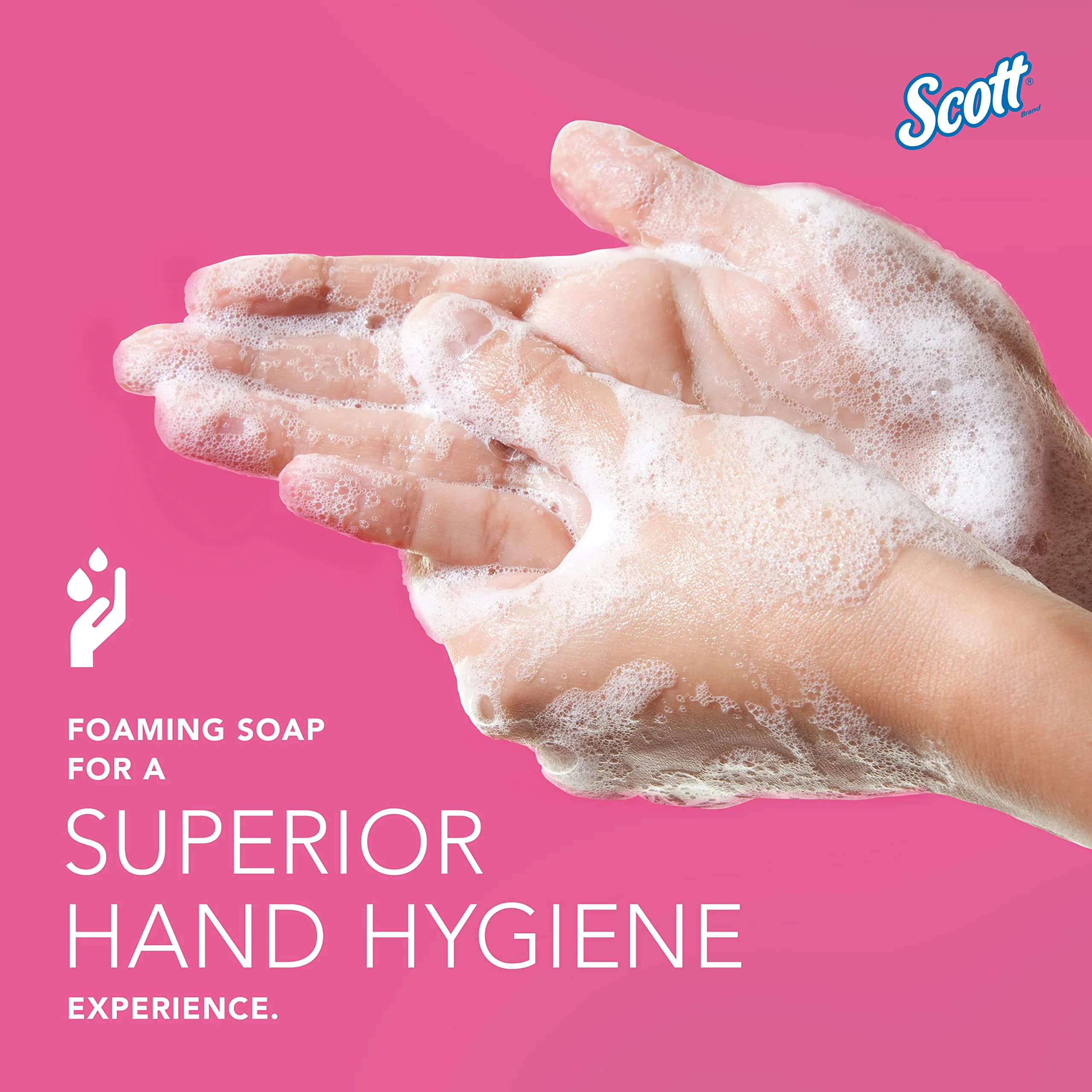 Scott Professional Foam Hand Soap with Moisturizers (91592), 1.2 L, Foaming, Pink, Floral Scent, Automatic Refills, for Kimberly-Clark Professional ICON Dispensers (2 Bottles) - Image 5