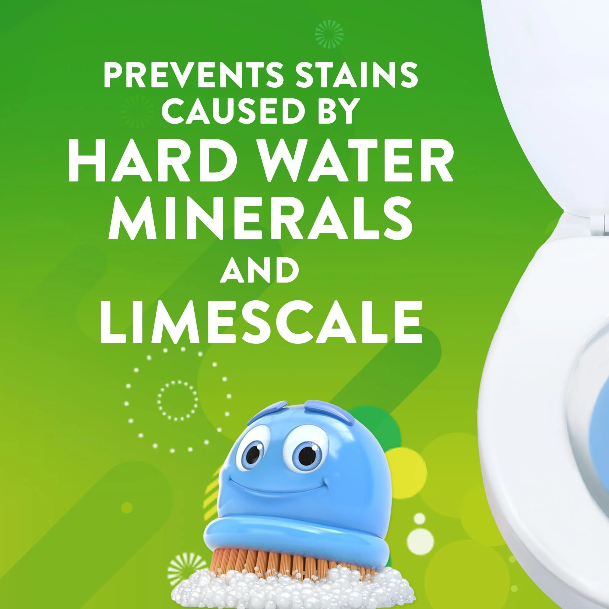Scrubbing Bubbles Continuous Clean Toilet Drop-Ins, Automatic Blue Toilet Bowl Cleaner, Septic-Safe Tank Tablets Remove Hard Water Minerals & Limescale, Stain & Smell Protection, 5 Count (Pack of 1) - Image 2