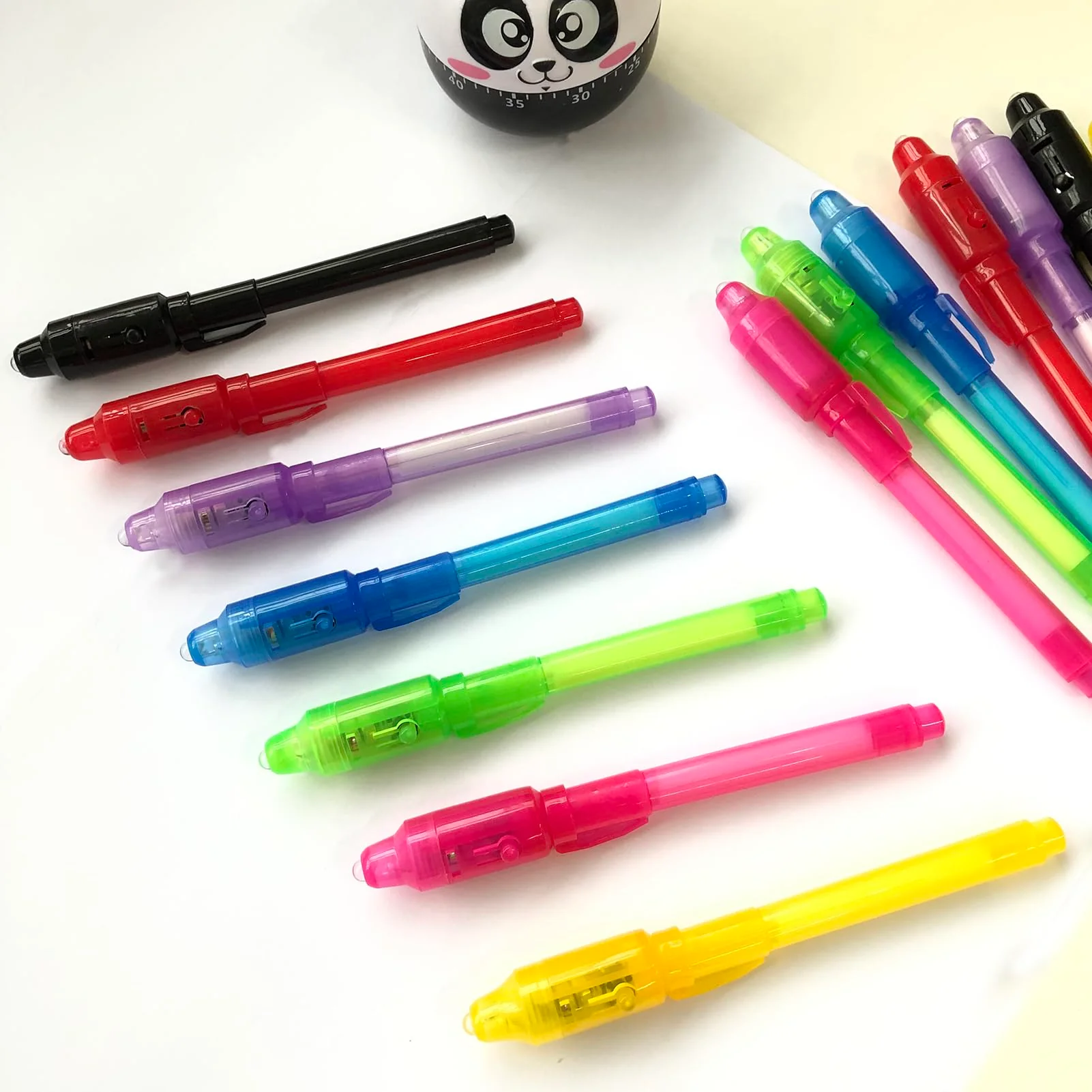 SCStyle Invisible Ink Pen 28Pcs with UV Light Magic Marker for Secret Messages, Writing Information for Birthdays, Easter, Halloween, Christmas Gifts for Students - Image 2