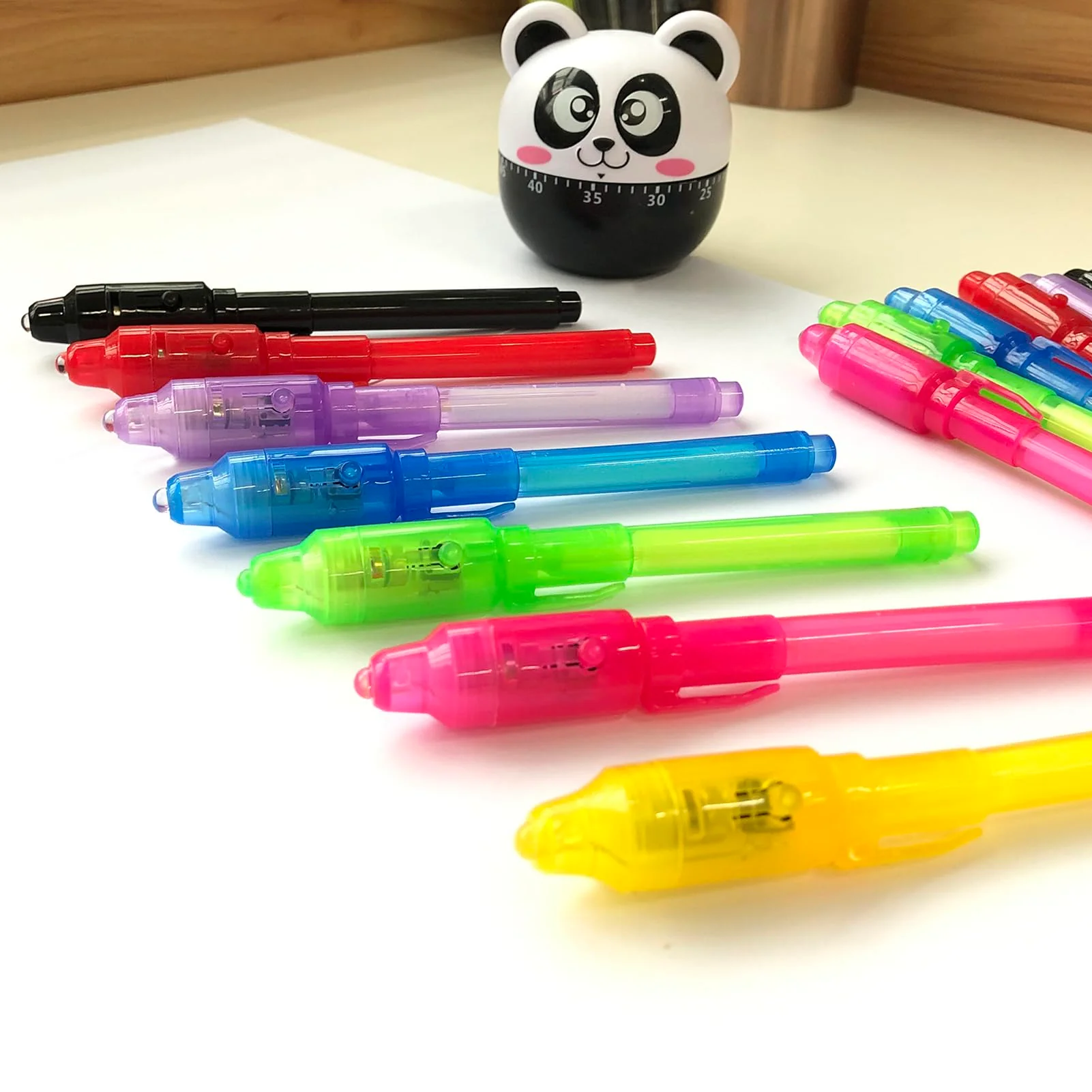 SCStyle Invisible Ink Pen 28Pcs with UV Light Magic Marker for Secret Messages, Writing Information for Birthdays, Easter, Halloween, Christmas Gifts for Students - Image 4