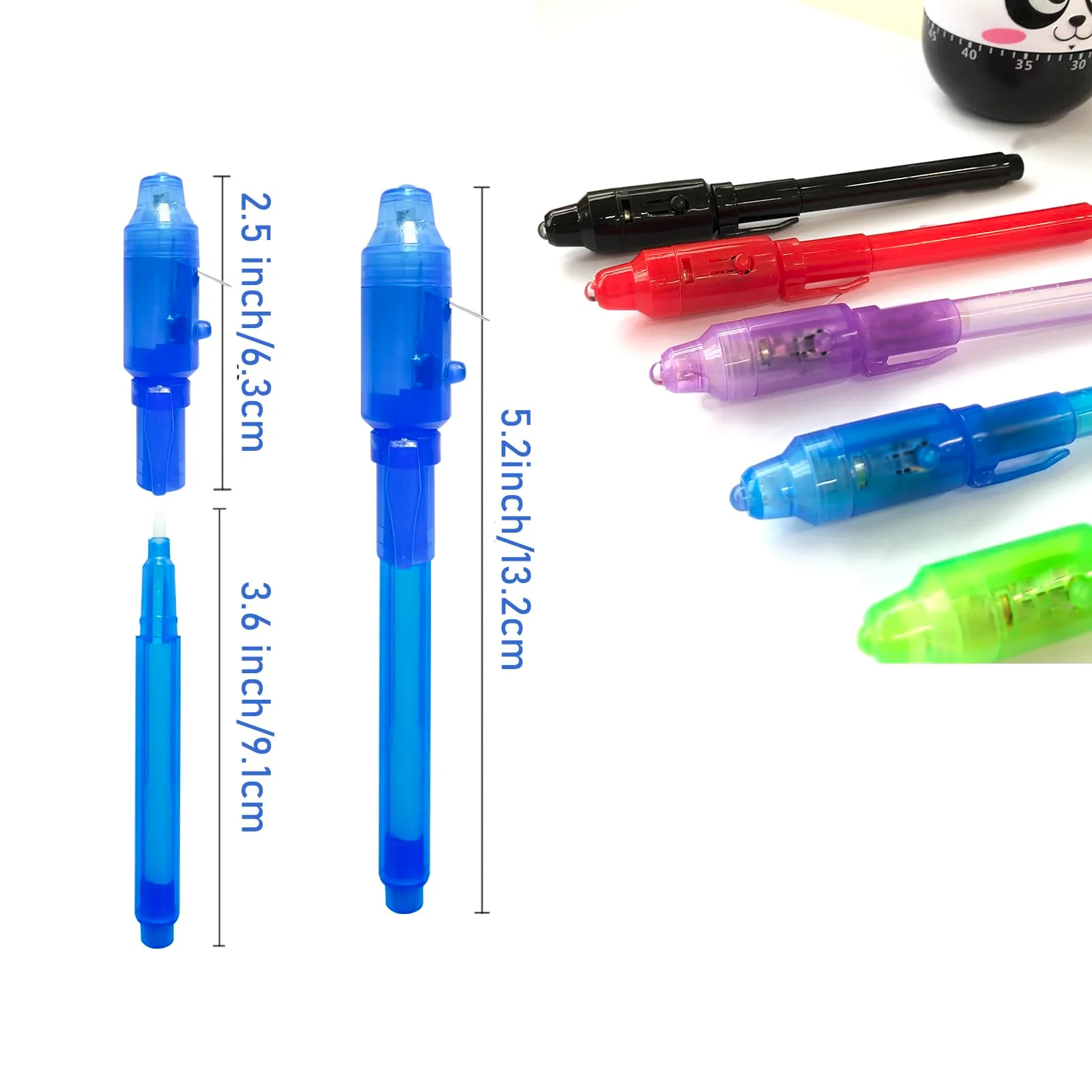 SCStyle Invisible Ink Pen 28Pcs with UV Light Magic Marker for Secret Messages, Writing Information for Birthdays, Easter, Halloween, Christmas Gifts for Students - Image 5