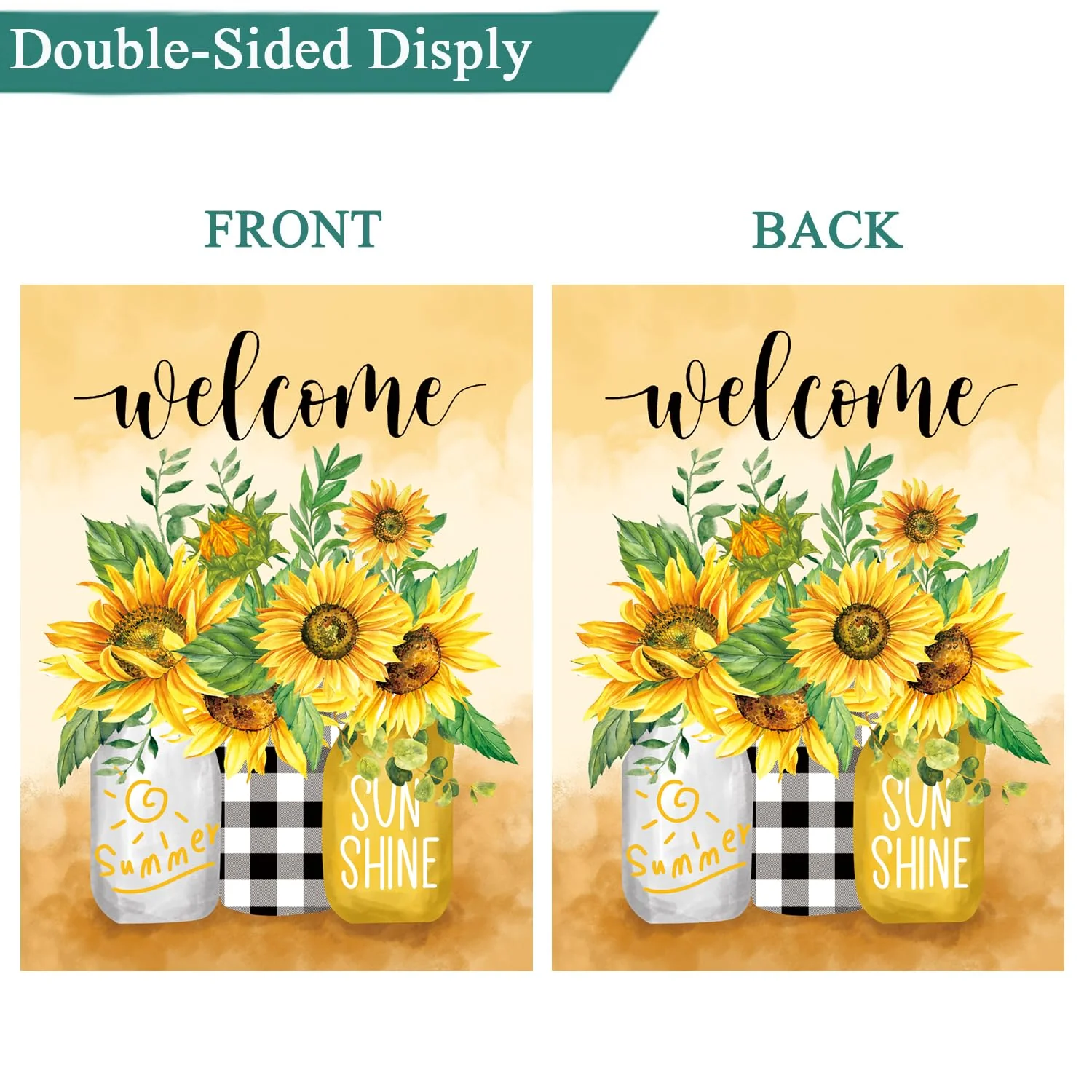 Seasonal Garden Flags Set of 12 Double Sided 12 x 18 Inch Yard Flags, Small Garden Flags for Outside, Fall Winter Halloween Christmas Outdoor Flags, Holiday Flags for All Seasons - Image 5