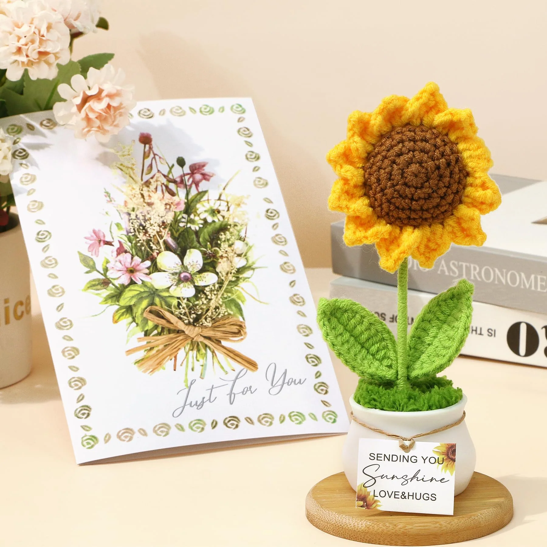 Self Care Gifts for Women Birthday Care Package Spa Kit, Get Well Soon Gift Baskets for Women, Inspirational Sunflower Mothers Day Gifts for Mom Her Wife Sisters Grandma, Thinking of You Sympathy Gift - Image 3