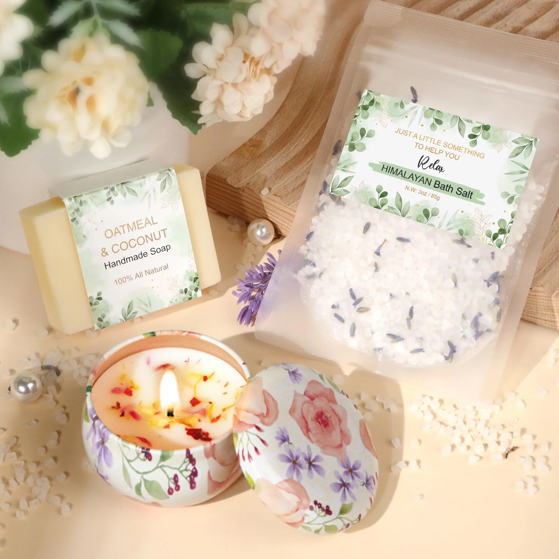Self Care Gifts for Women Birthday Care Package Spa Kit, Get Well Soon Gift Baskets for Women, Inspirational Sunflower Mothers Day Gifts for Mom Her Wife Sisters Grandma, Thinking of You Sympathy Gift - Image 5
