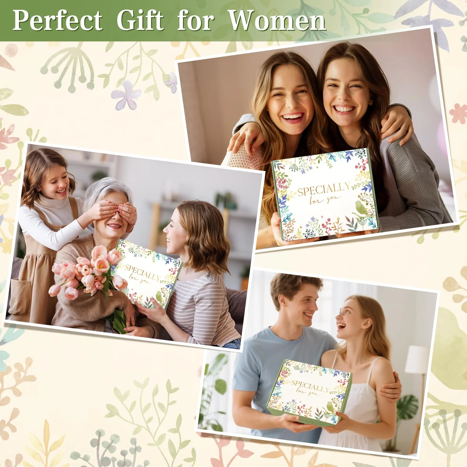 Self Care Gifts for Women Get Well Soon, Gift Baskets for Women, Inspirational Birthday Gifts for Woman, Sympathy Thinking of you, Spa Set for New Mom Friend Sister - Image 4