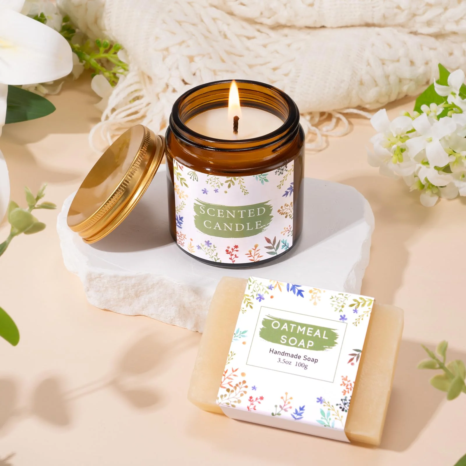 Self Care Gifts for Women Get Well Soon, Gift Baskets for Women, Inspirational Birthday Gifts for Woman, Sympathy Thinking of you, Spa Set for New Mom Friend Sister - Image 5