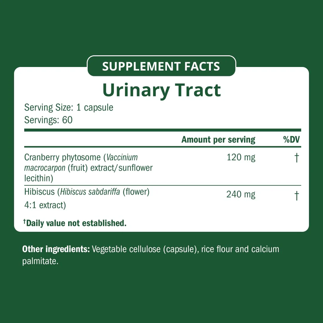 Semaine Urinary Tract Cleanse & Protect - 60 ct, Bladder Support Supplement for Women, Flushes Urinary Tract. Combines Cranberry Proanthocyanidins with Hibiscus - Image 9