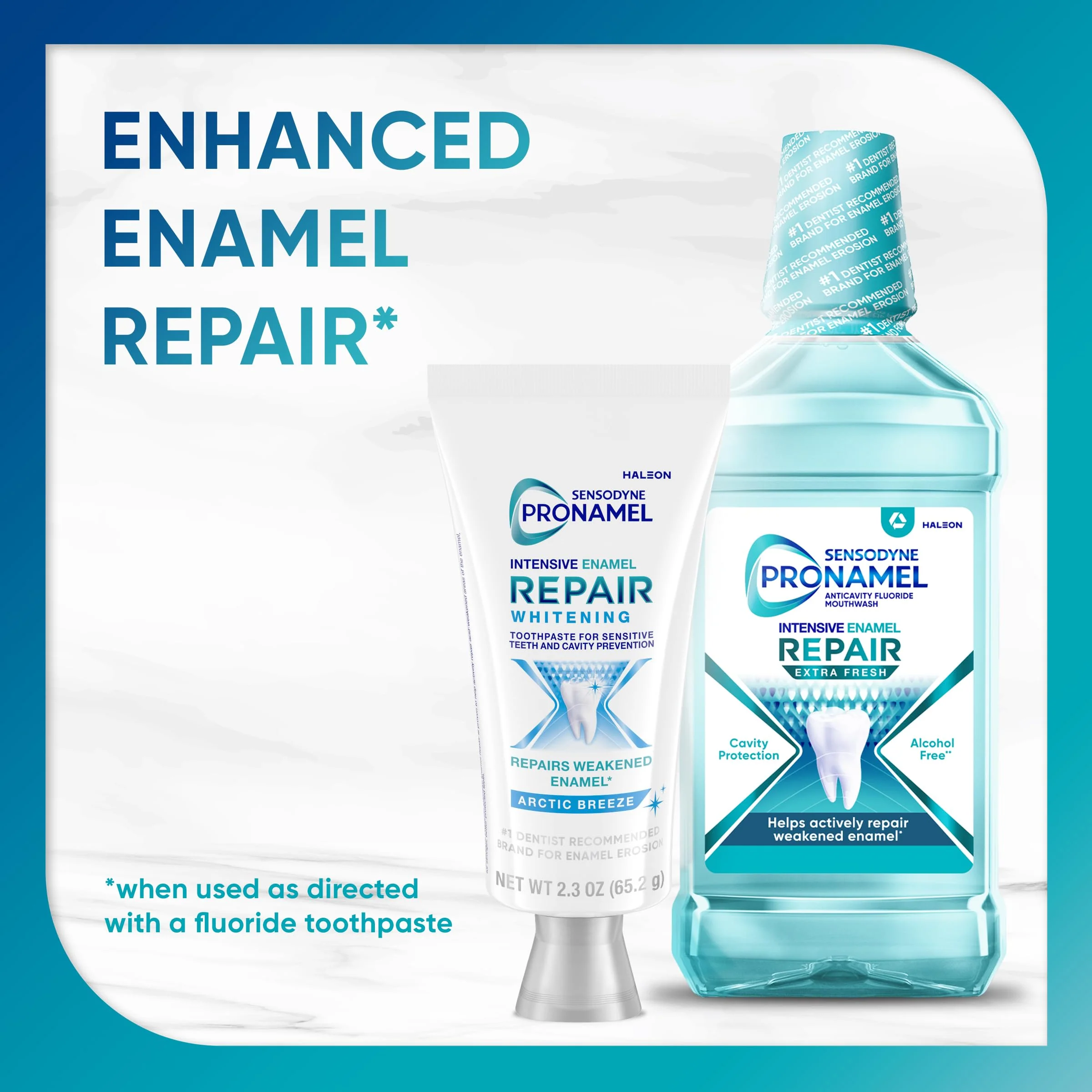 Sensodyne Pronamel Intensive Enamel Repair Toothpaste for Sensitive Teeth and Cavity Protection, Whitening Toothpaste to Strengthen Enamel, Arctic Breeze - 2.3 Ounces - Image 5