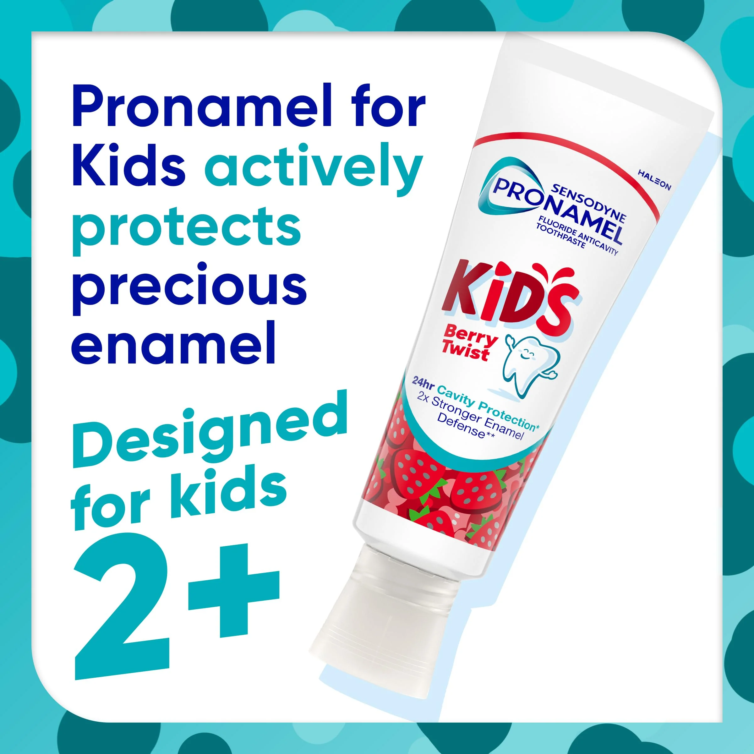 Sensodyne Pronamel Kids Toothpaste, Fluoride Anticavity Toothpaste, Cavity and Enamel Protection, for Ages 2+, Berry Twist Flavored, 4 oz (2 Pack) - Image 2