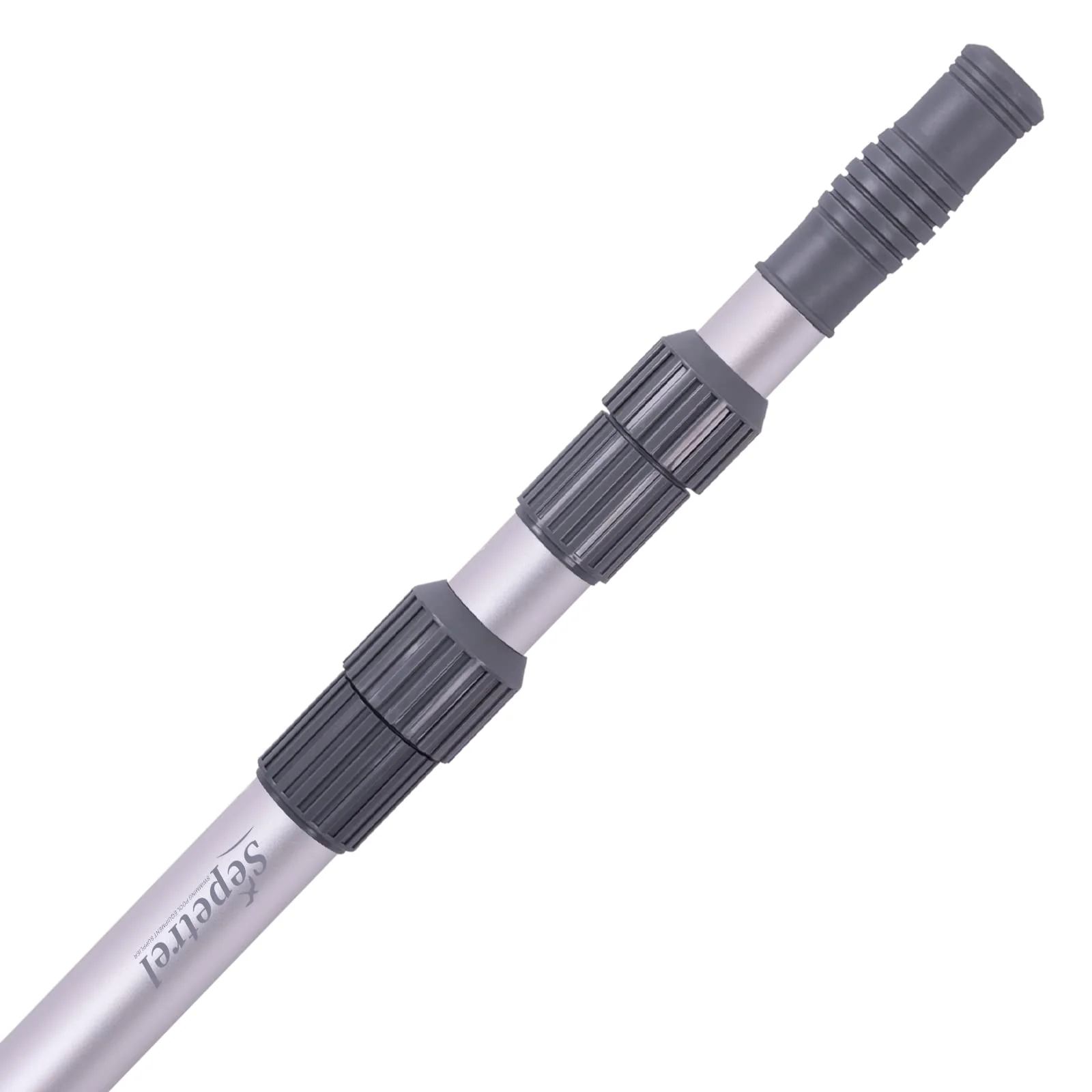 Sepetrel Pool Pole - Professional 12 Foot Telescoping Swimming Pool Cleaning Poles,Adjustable Telescopic Pole,for Skimmer Net,Brush,Vacuum Head